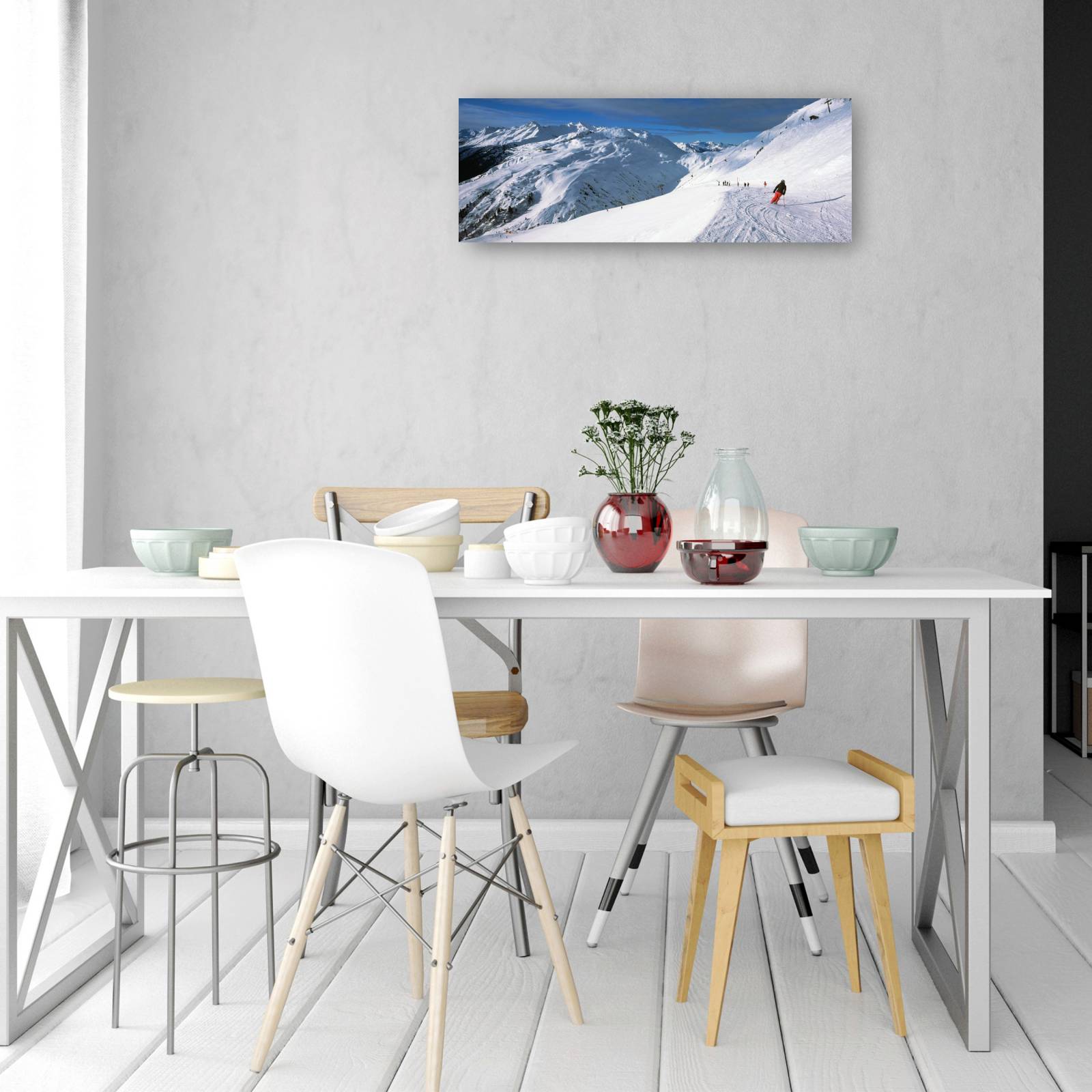 Cuadro Decorativo Pista de esqui austriaca