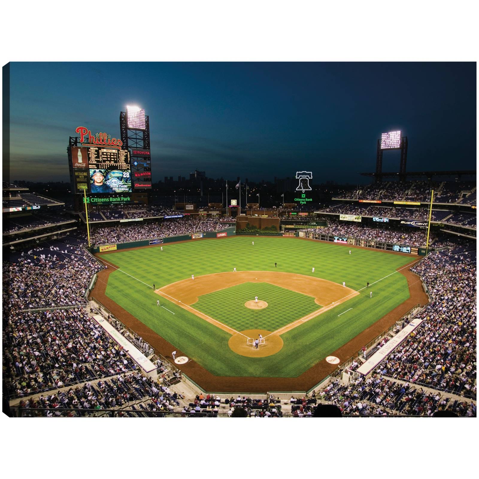 Cuadro Decorativo Fanaticos del beisbol de Filadelfia