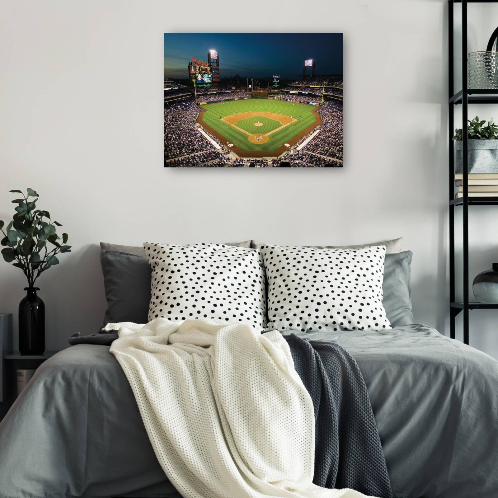Cuadro Decorativo Fanaticos del beisbol de Filadelfia