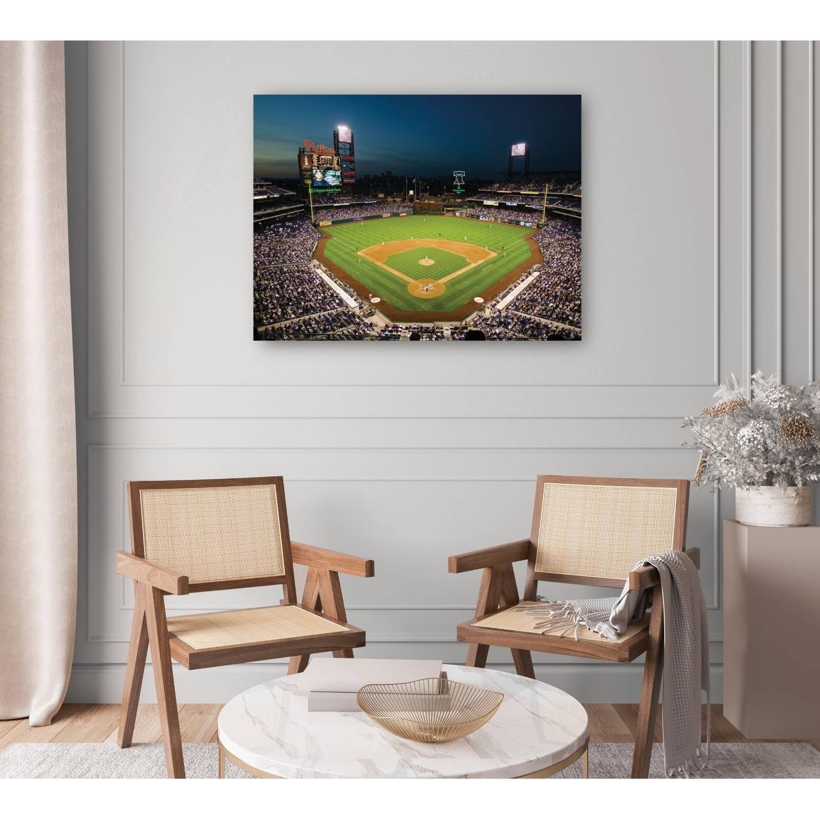Cuadro Decorativo Fanaticos del beisbol de Filadelfia