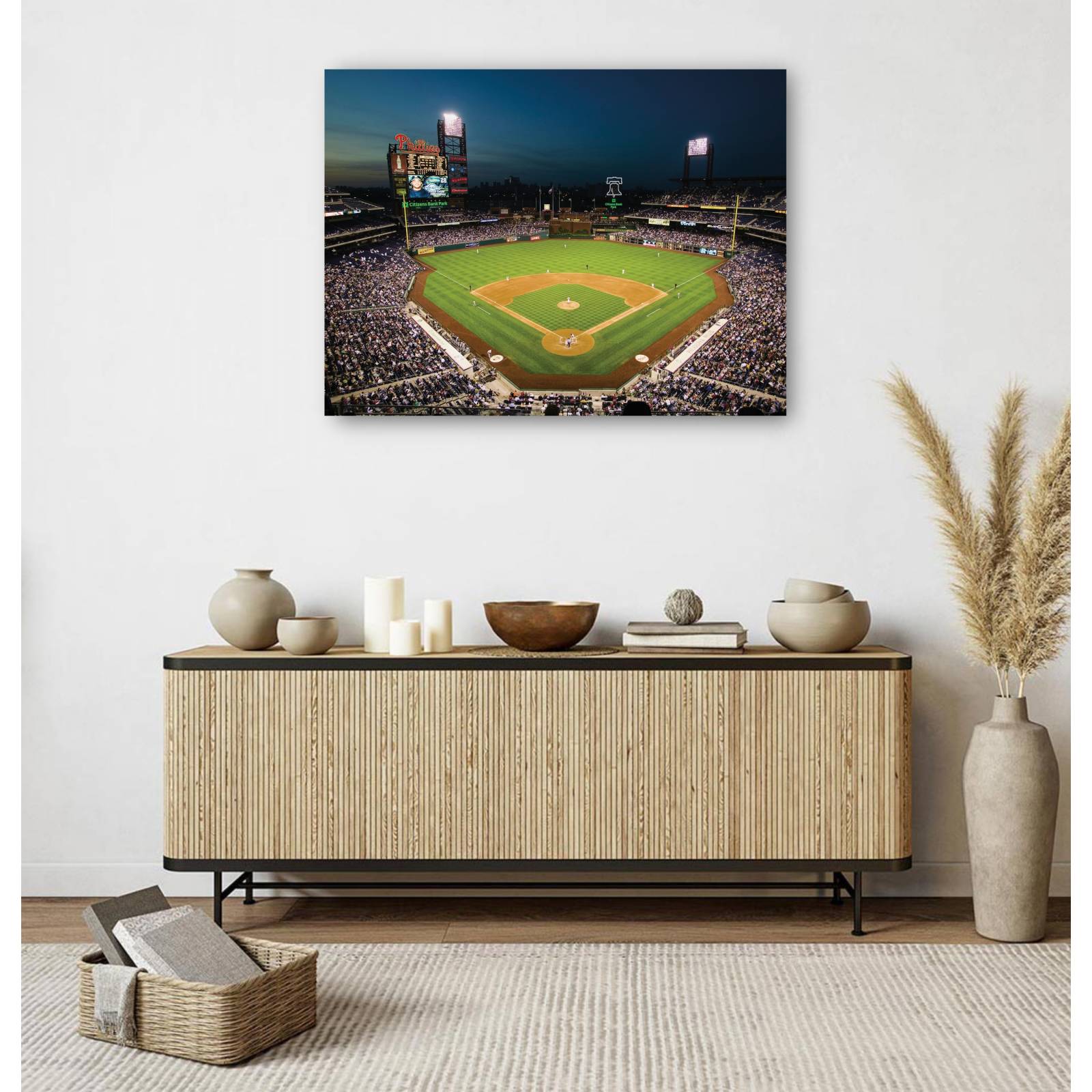 Cuadro Decorativo Fanaticos del beisbol de Filadelfia