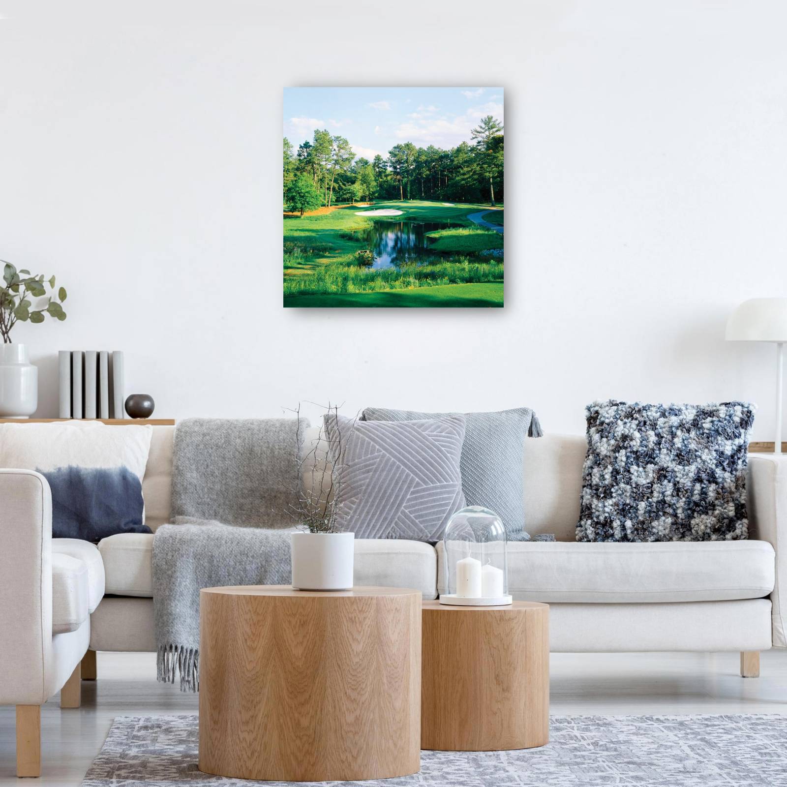 Cuadro Decorativo Campo de Golf Pine Needles
