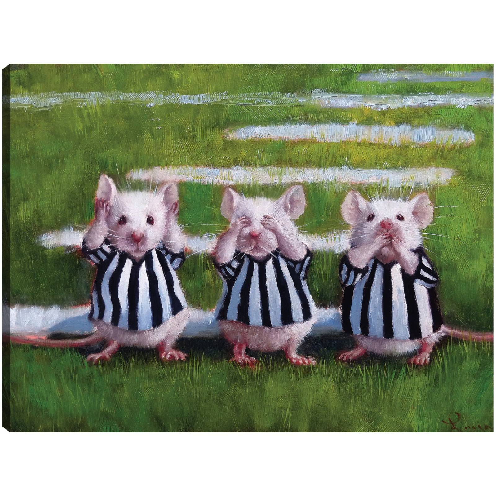 Cuadro Decorativo Tres ratones ciegos