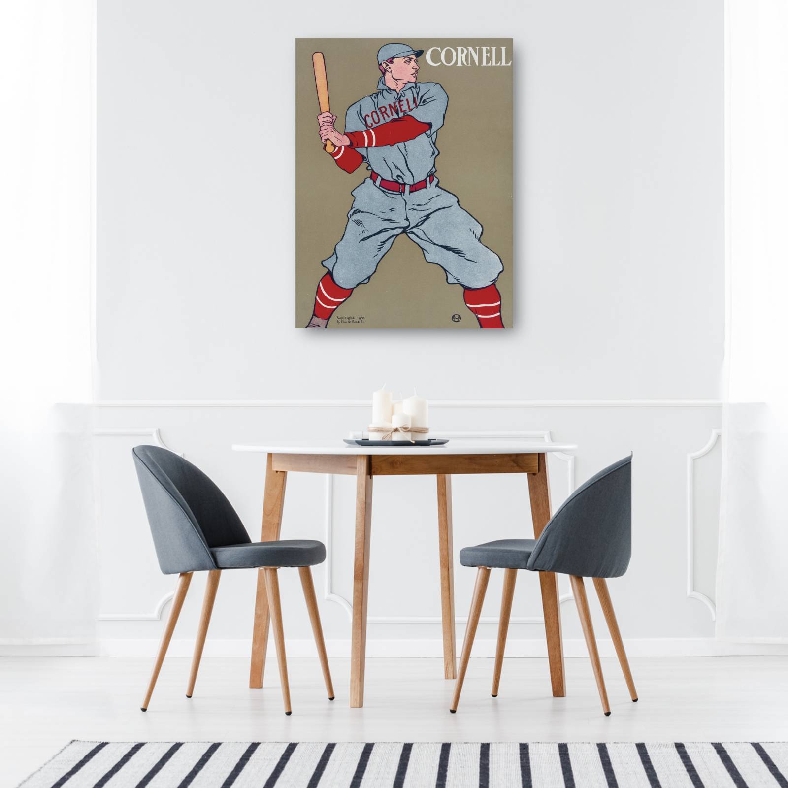 Cuadro Decorativo Beisbol de Cornell