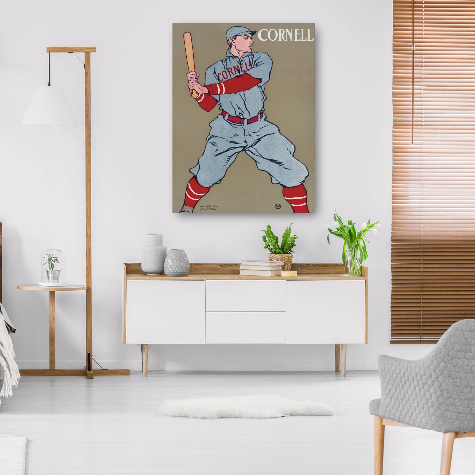 Cuadro Decorativo Beisbol de Cornell
