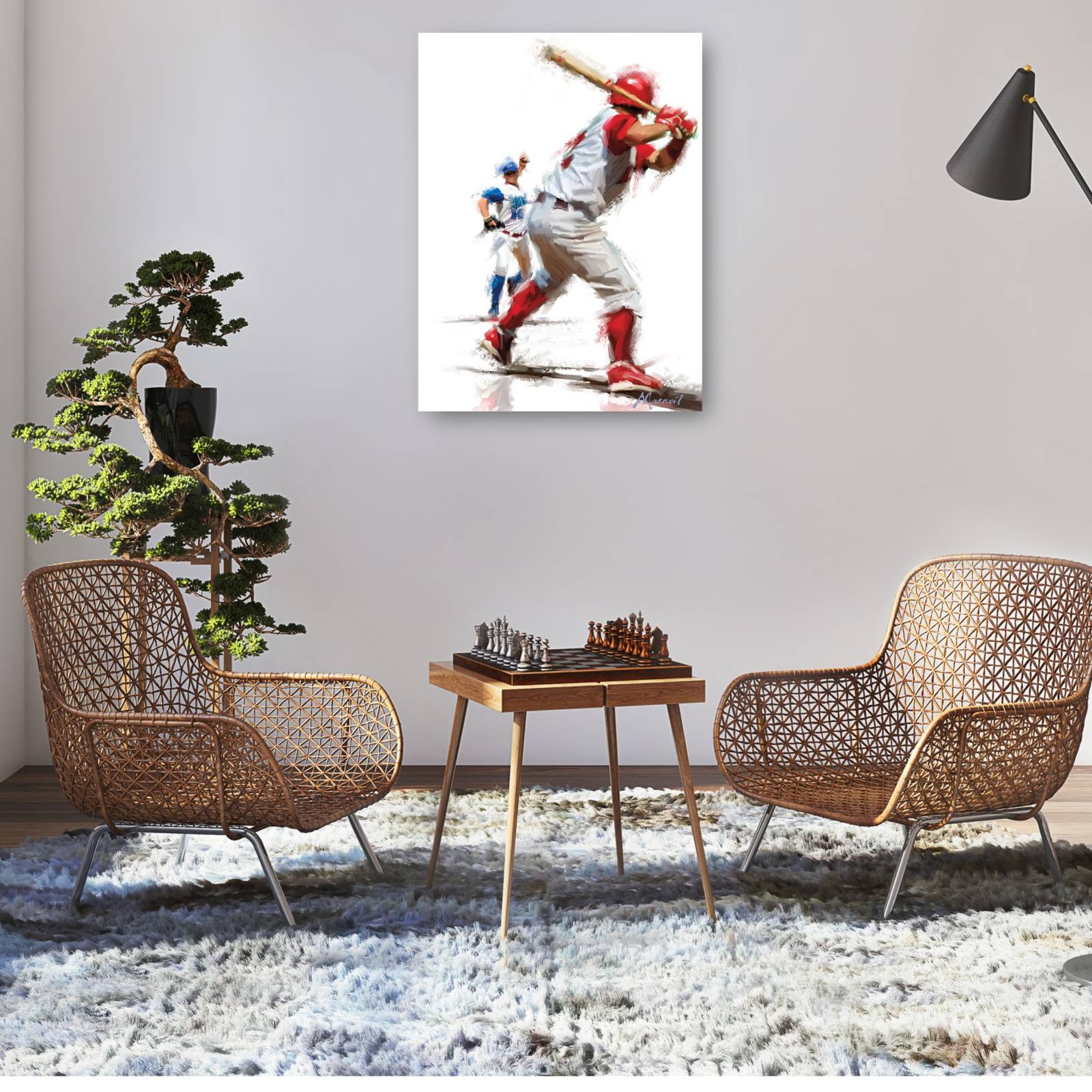 Cuadro Decorativo Beisbol