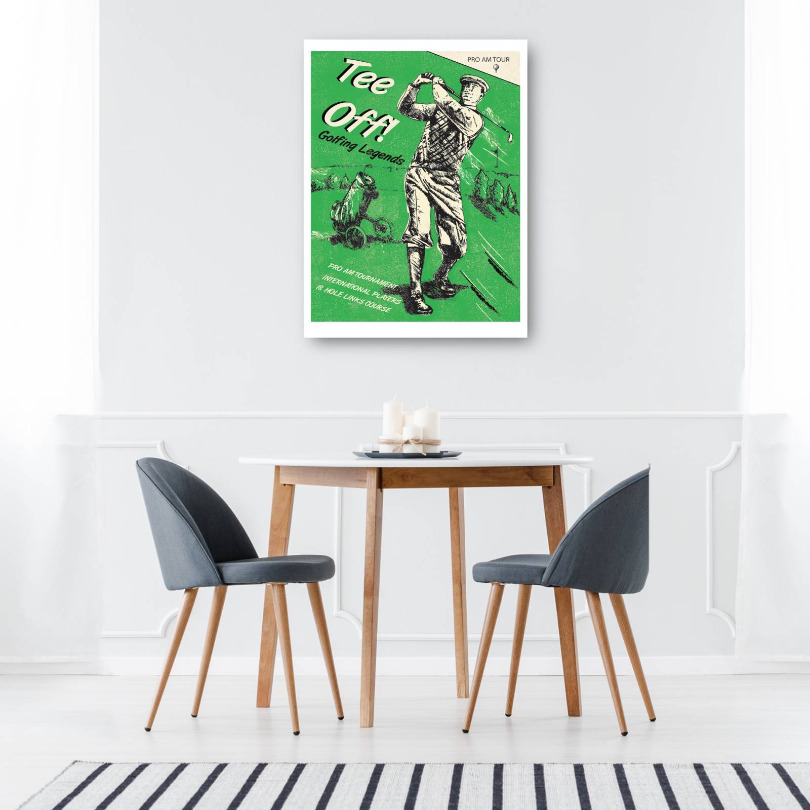 Cuadro Decorativo Golf