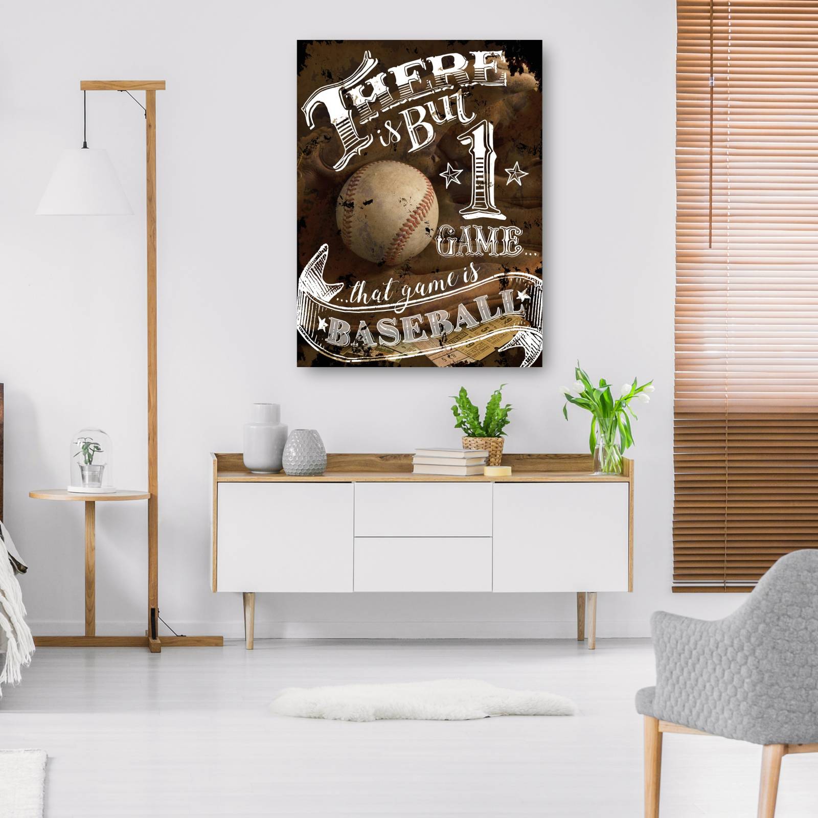 Cuadro Decorativo ese juego es beisbol