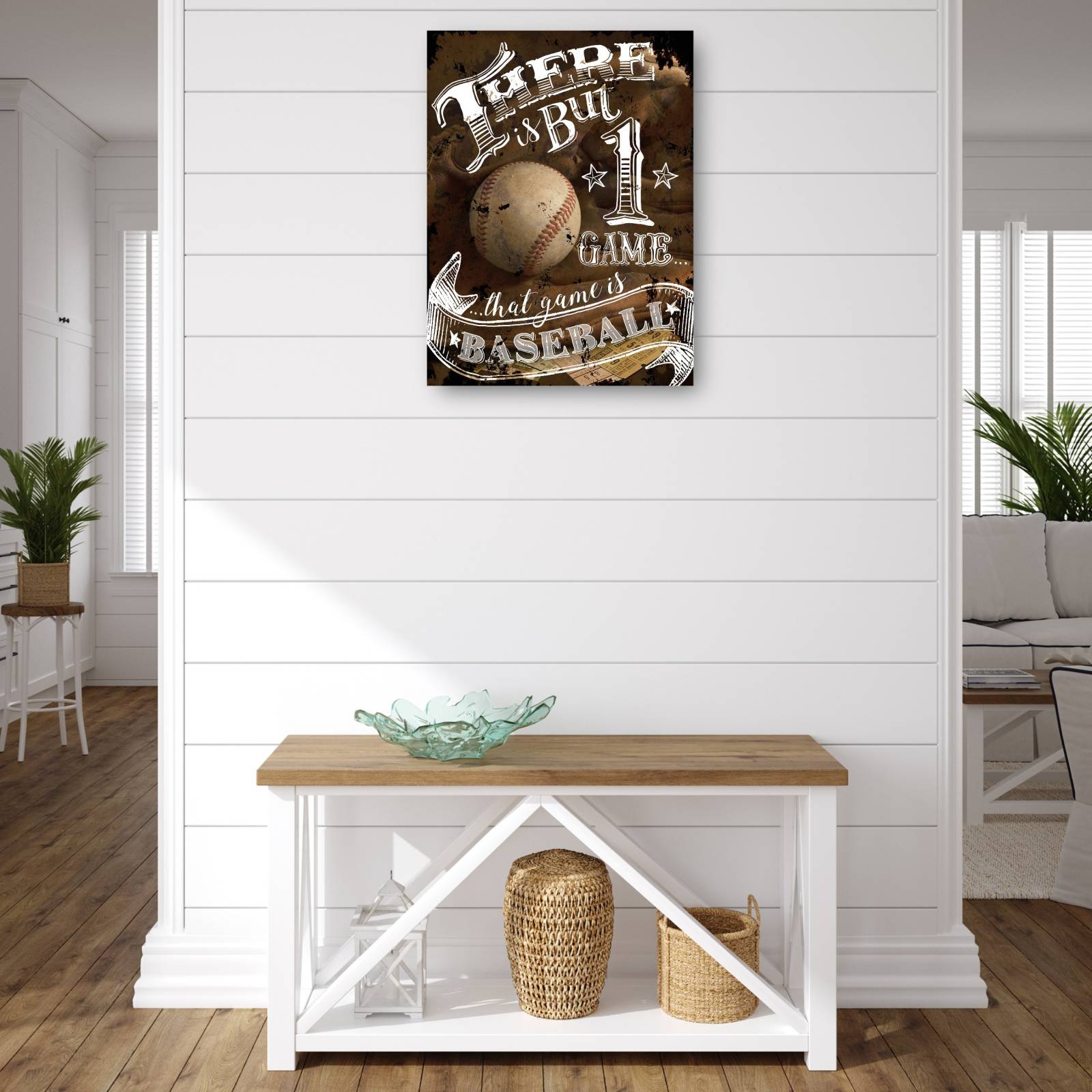 Cuadro Decorativo ese juego es beisbol