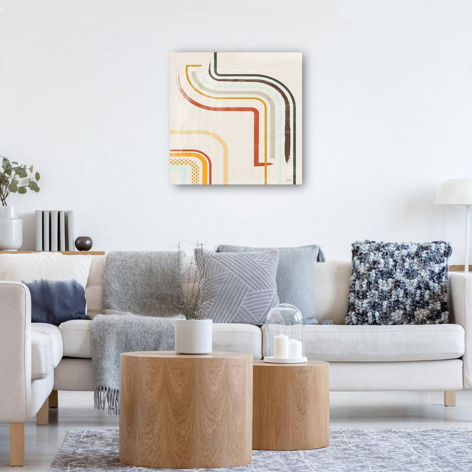 cuadro decorativo  Líneas persistentes I