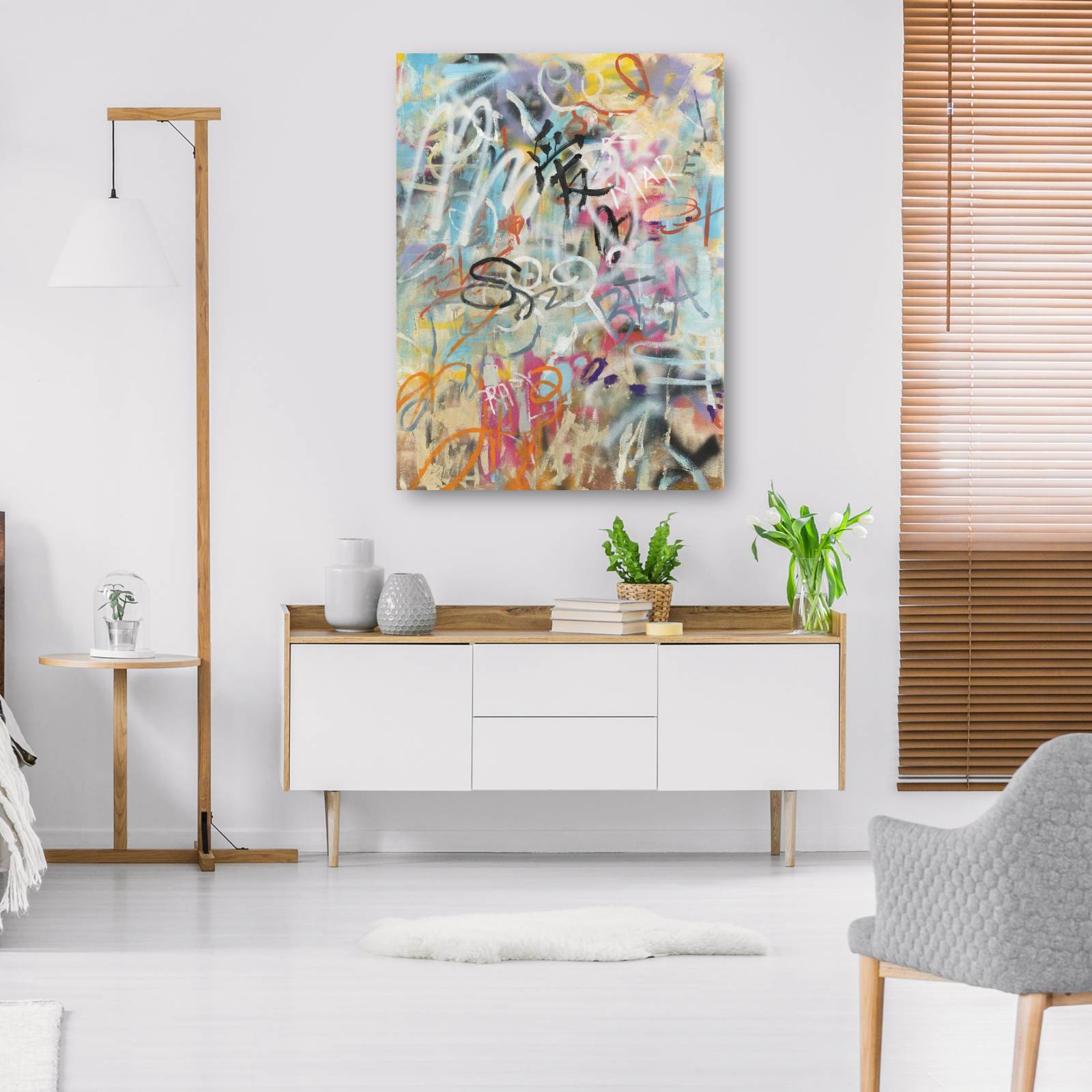 cuadro decorativo  Grafiti amor