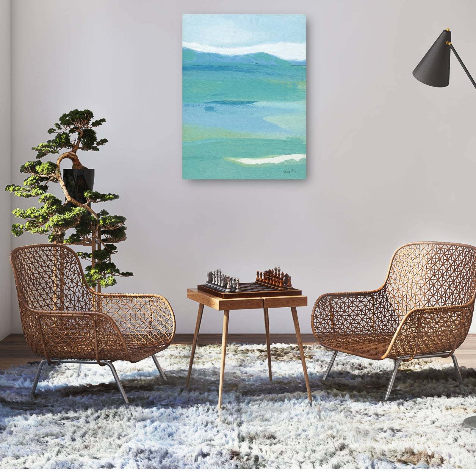 cuadro decorativo  Felicidad costera II