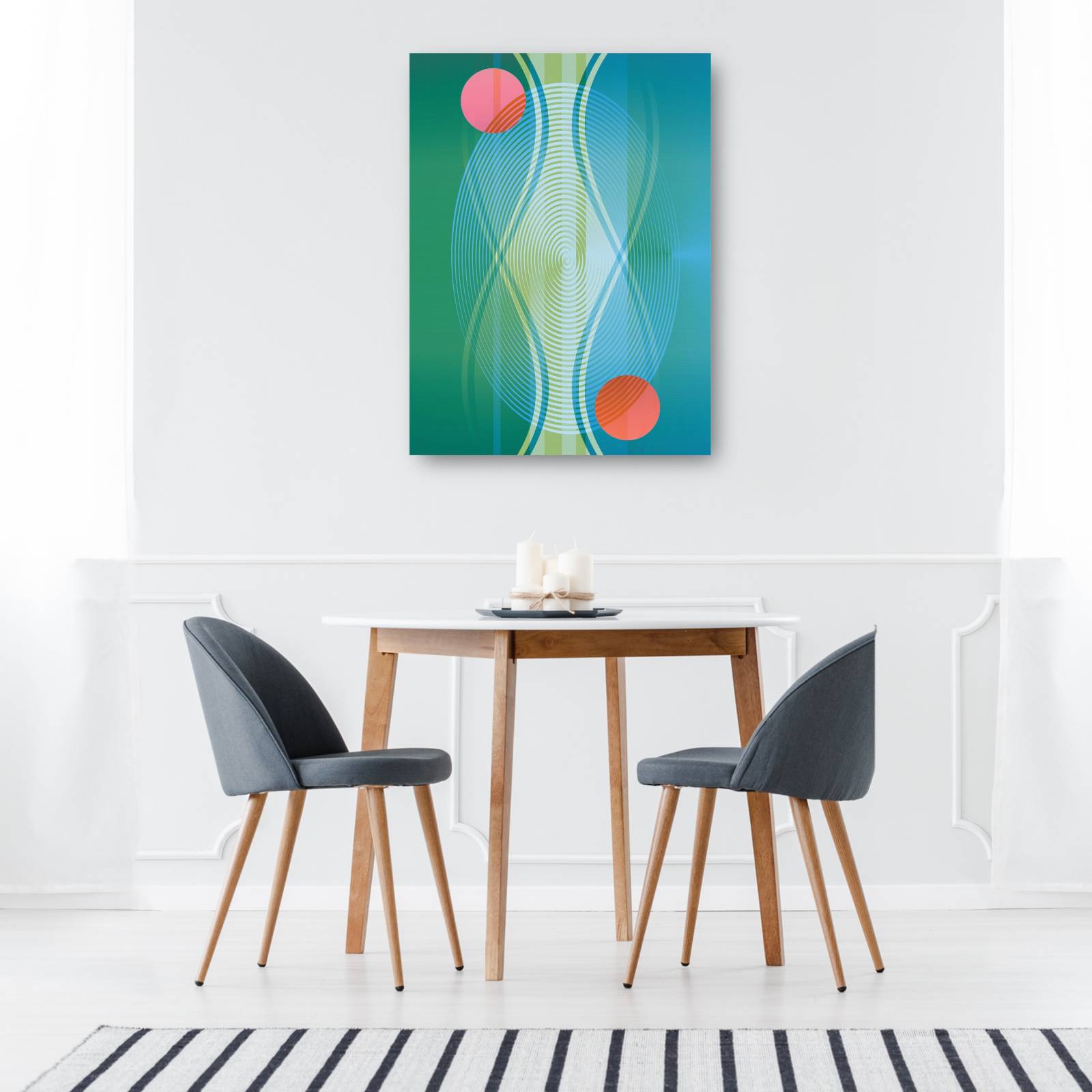 cuadro decorativo  Identidad esférica