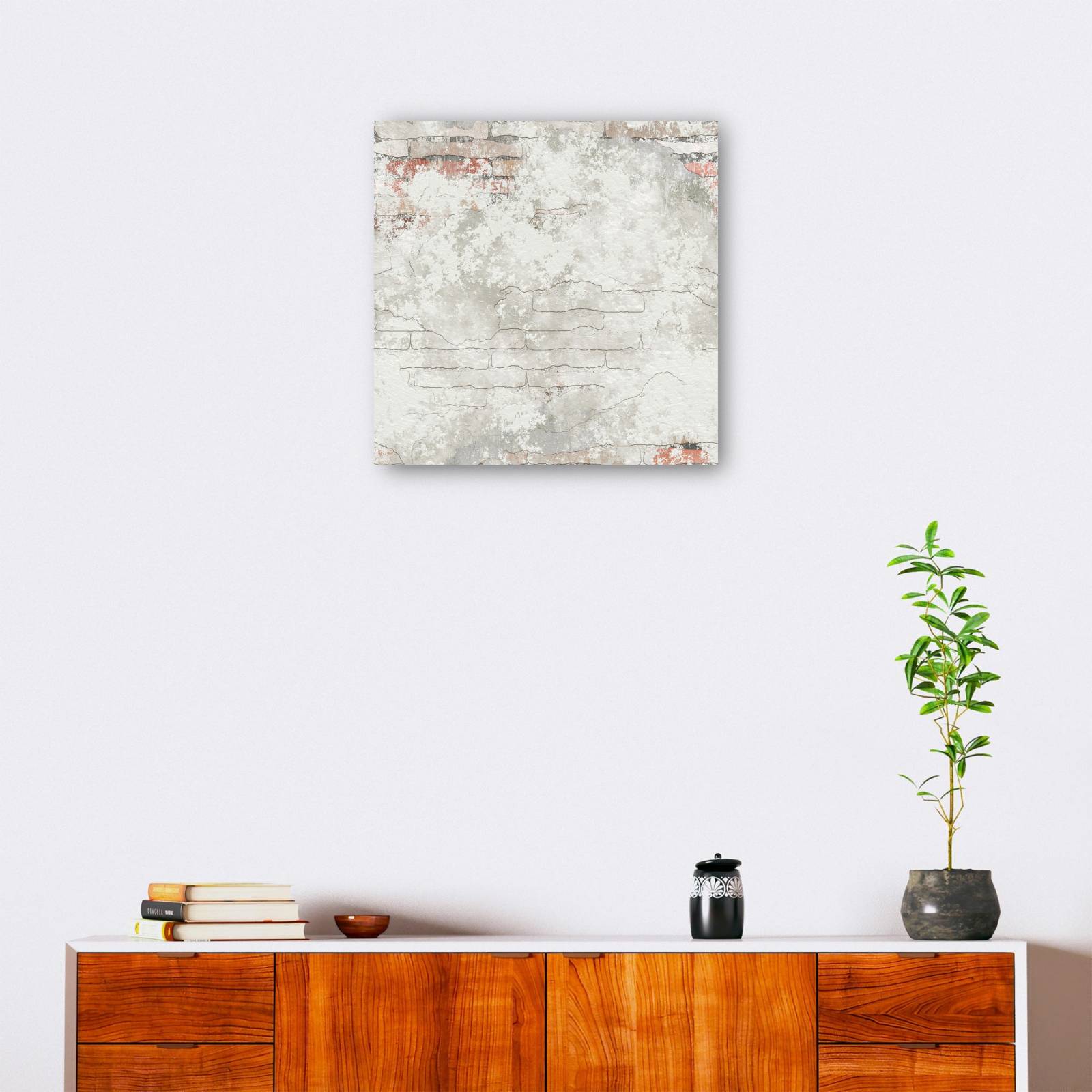cuadro decorativo  Oculto detrás de un muro de secreto