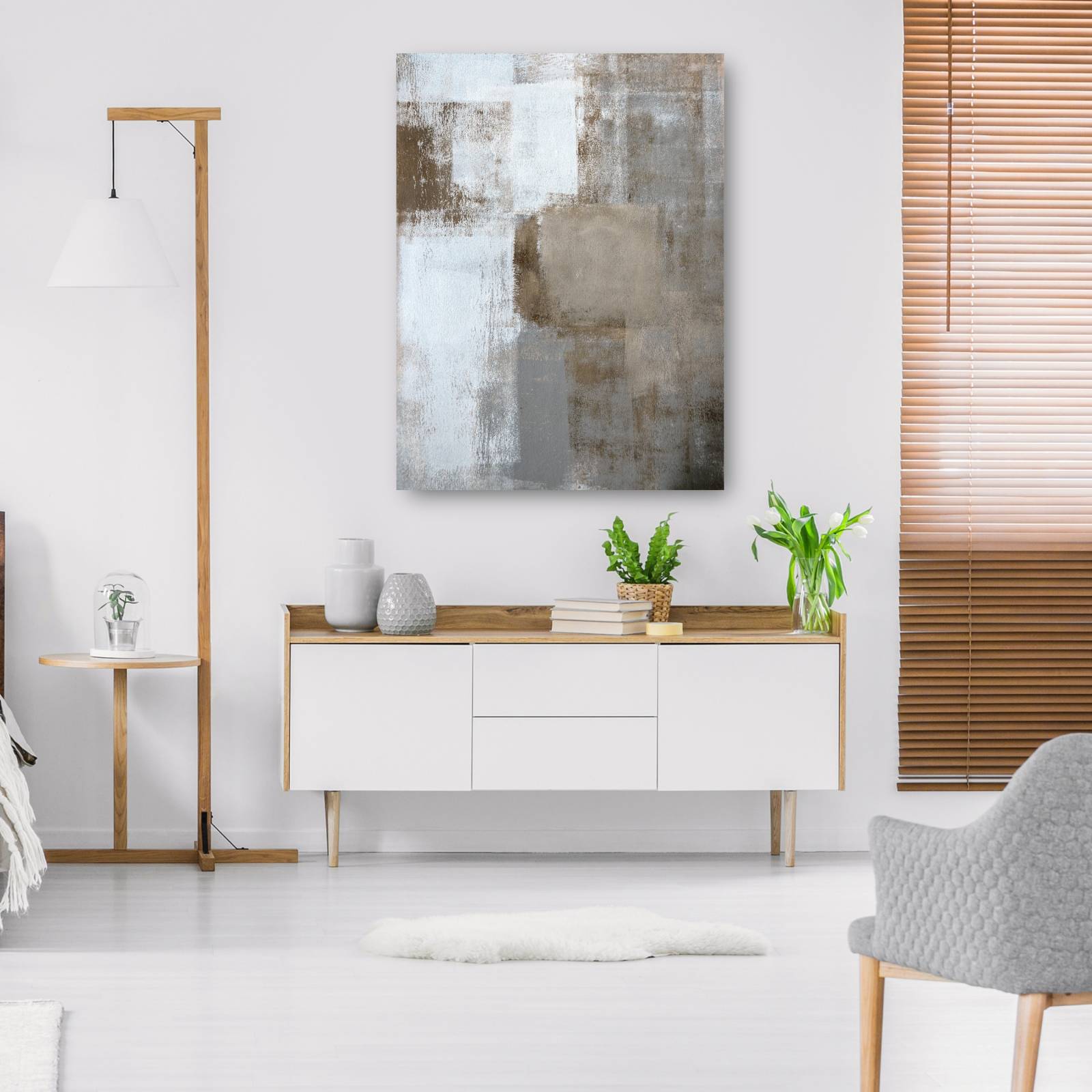 cuadro decorativo  Baile cuadrado de lluvia