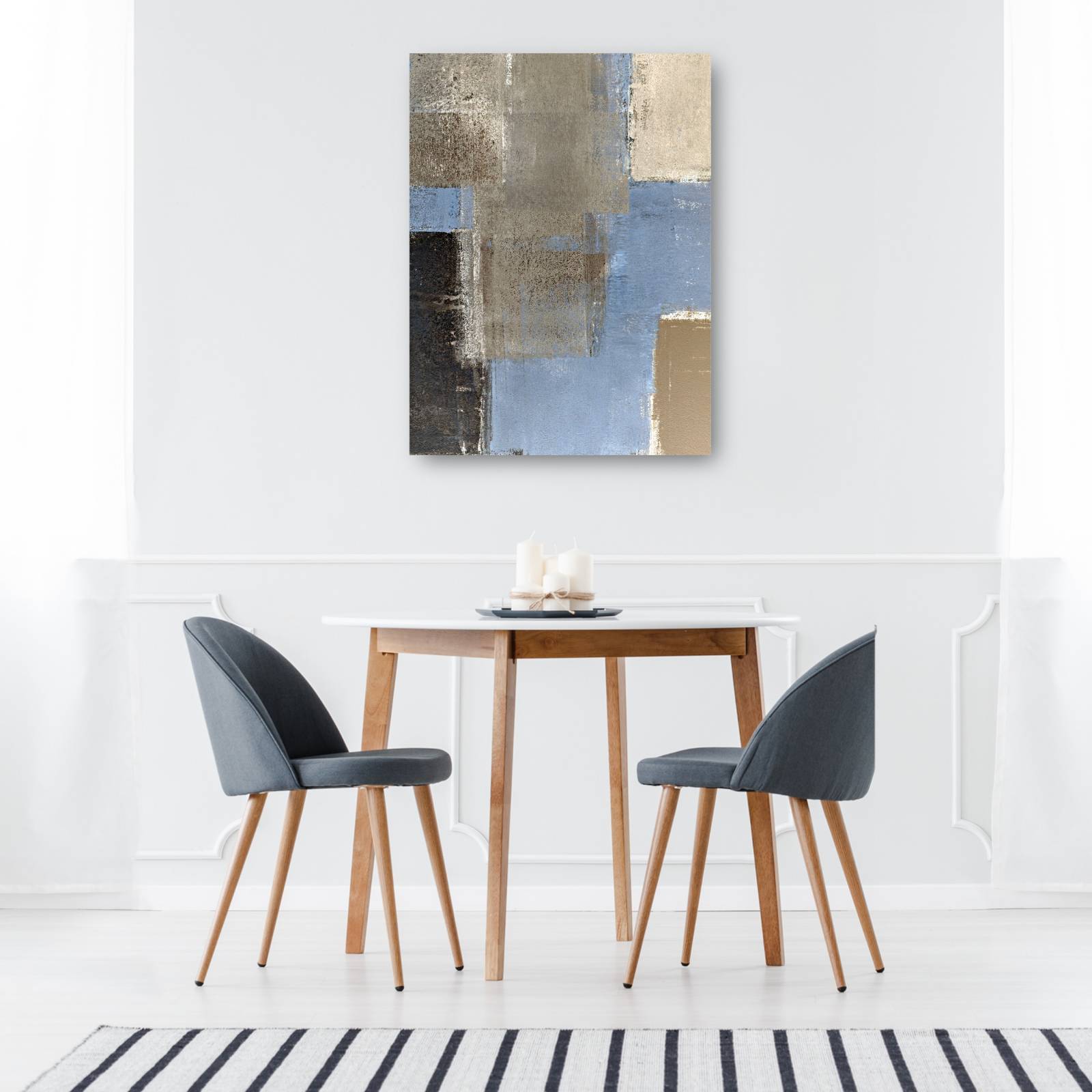 cuadro decorativo  Club de jazz azul claro