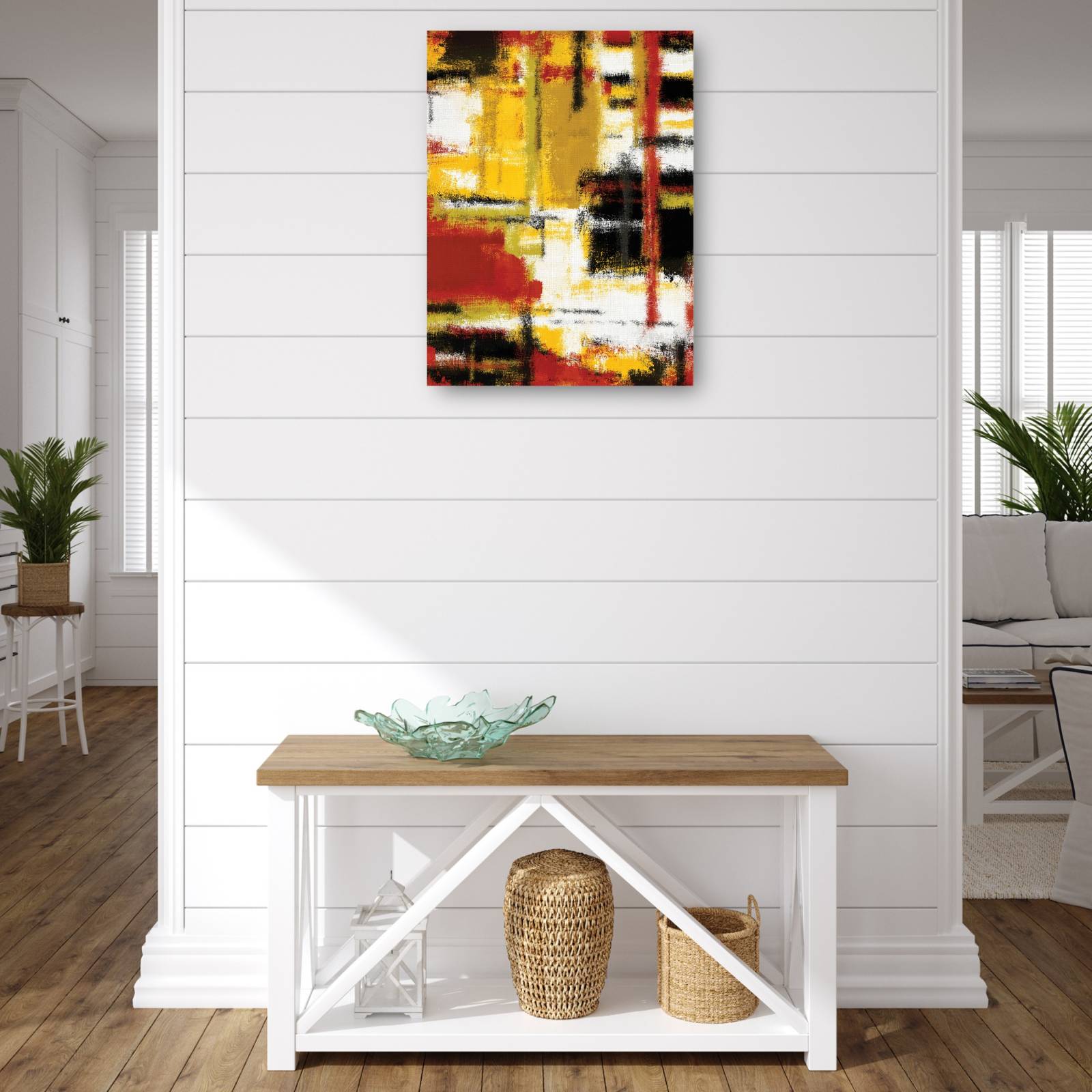 cuadro decorativo  Mostaza y tomate por favor