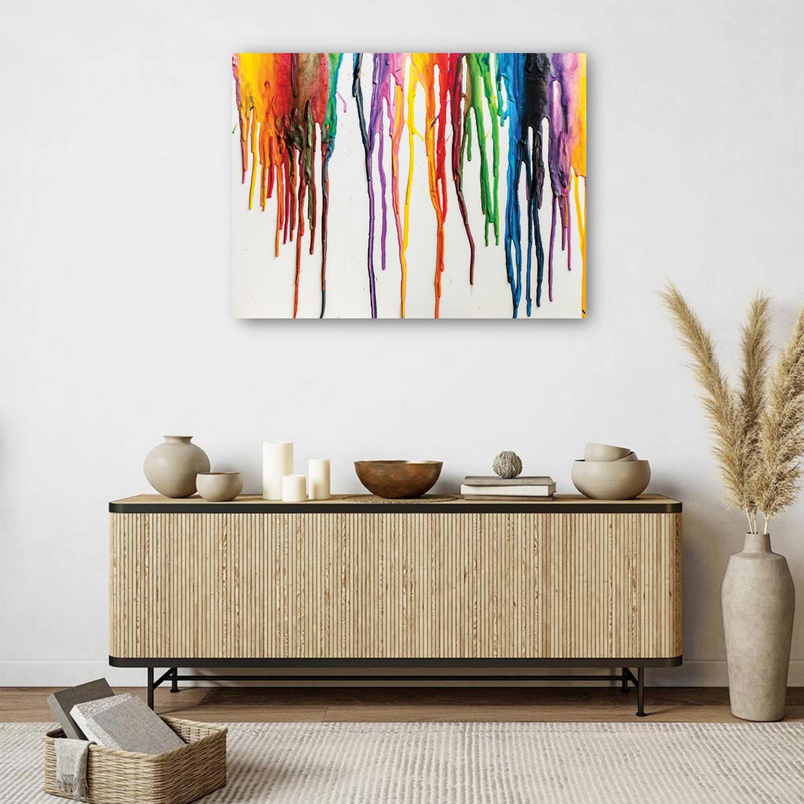 cuadro decorativo Derritiendo el arcoiris