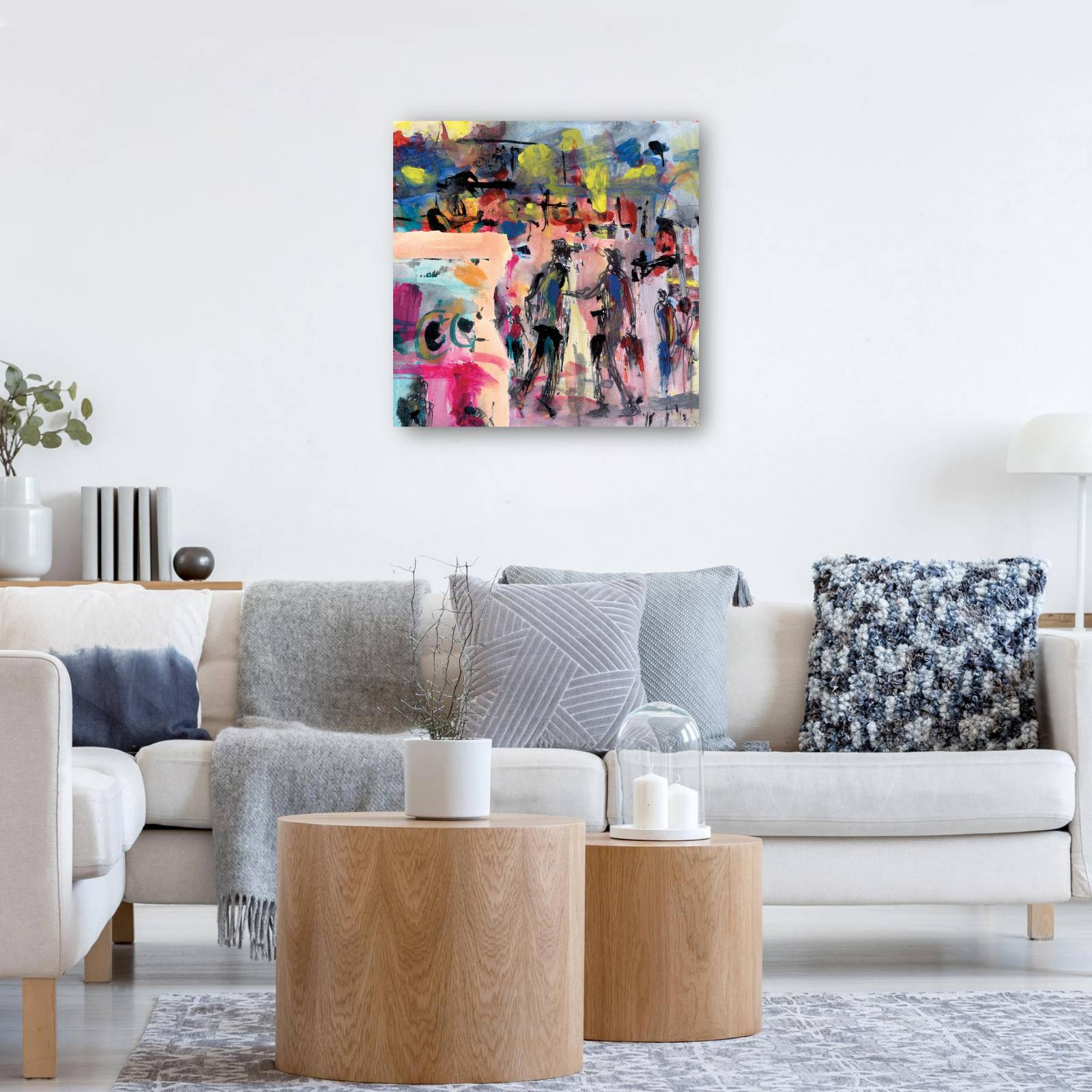 cuadro decorativo  Encontrémonos en el parque