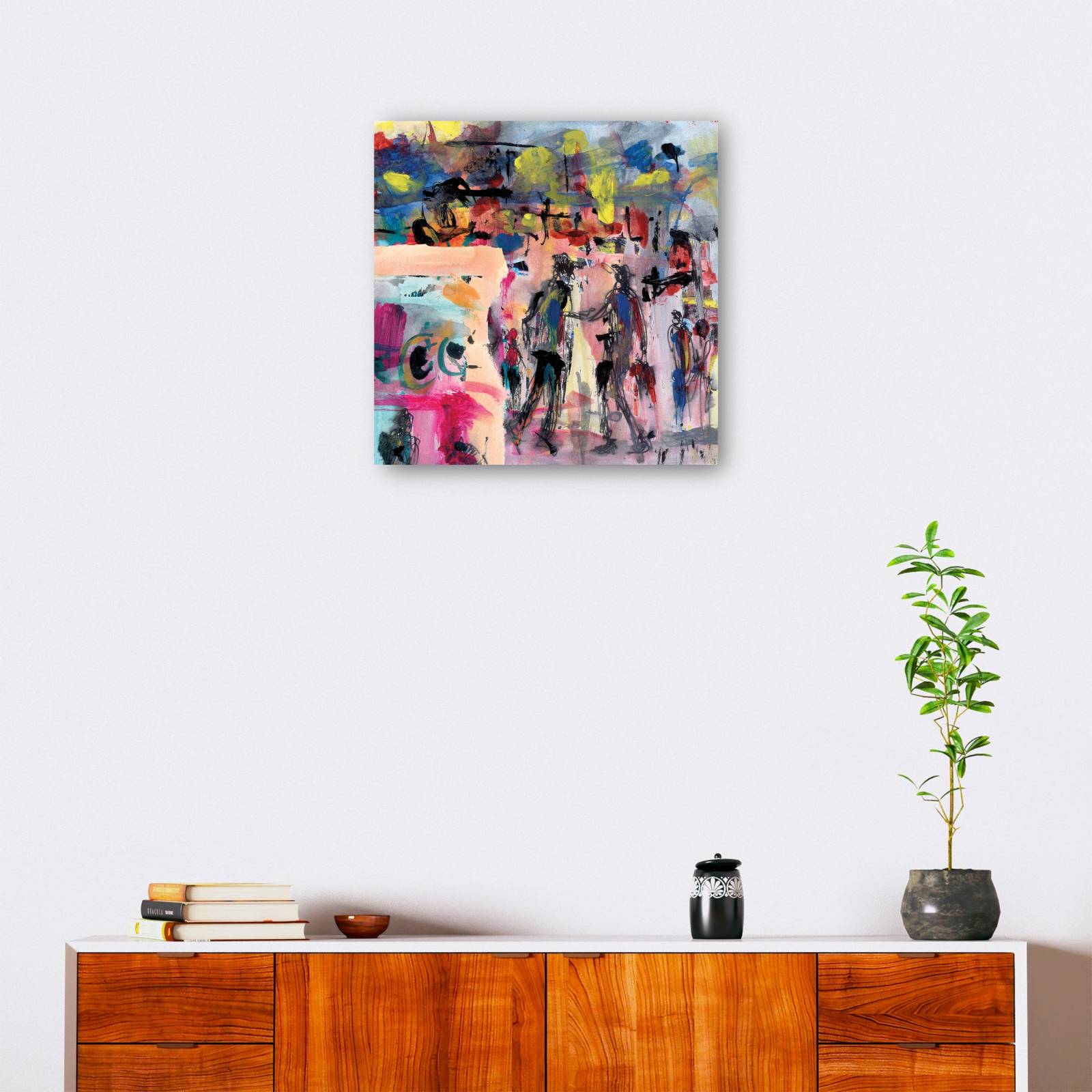 cuadro decorativo  Encontrémonos en el parque