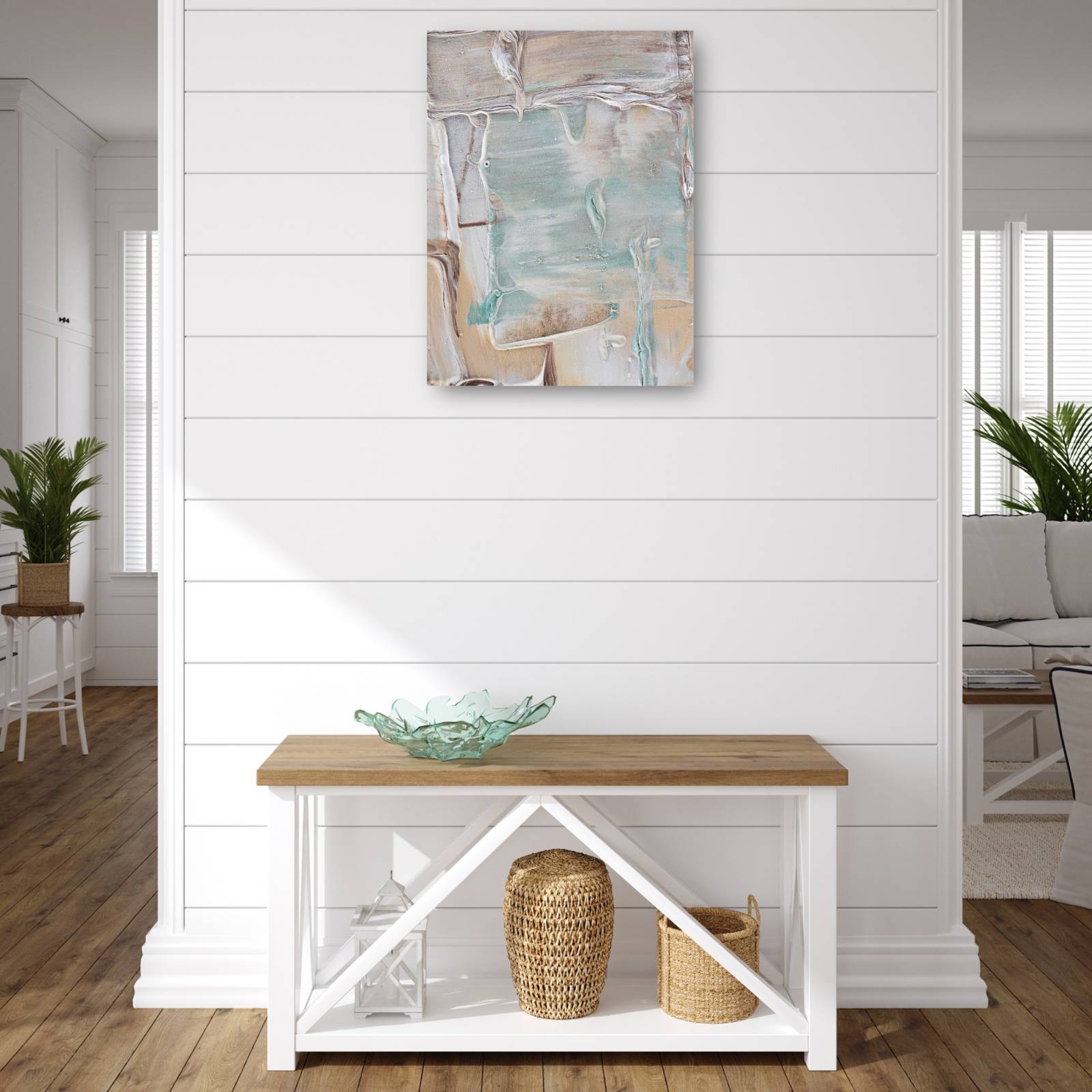 cuadro decorativo  Loco por el beige