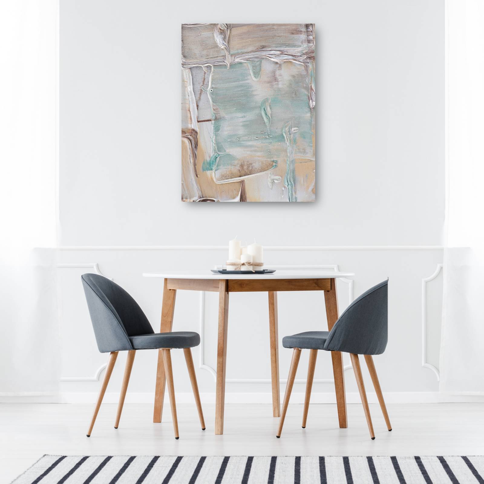 cuadro decorativo  Loco por el beige