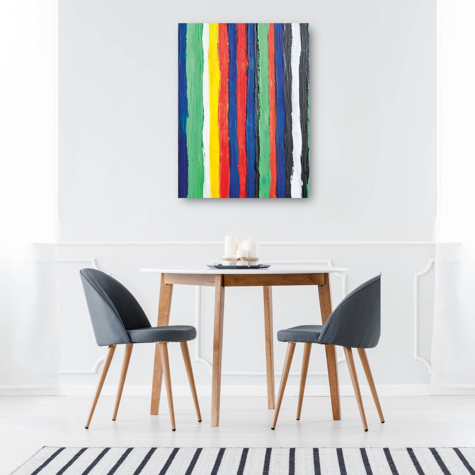 cuadro decorativo  Rayas Náuticas