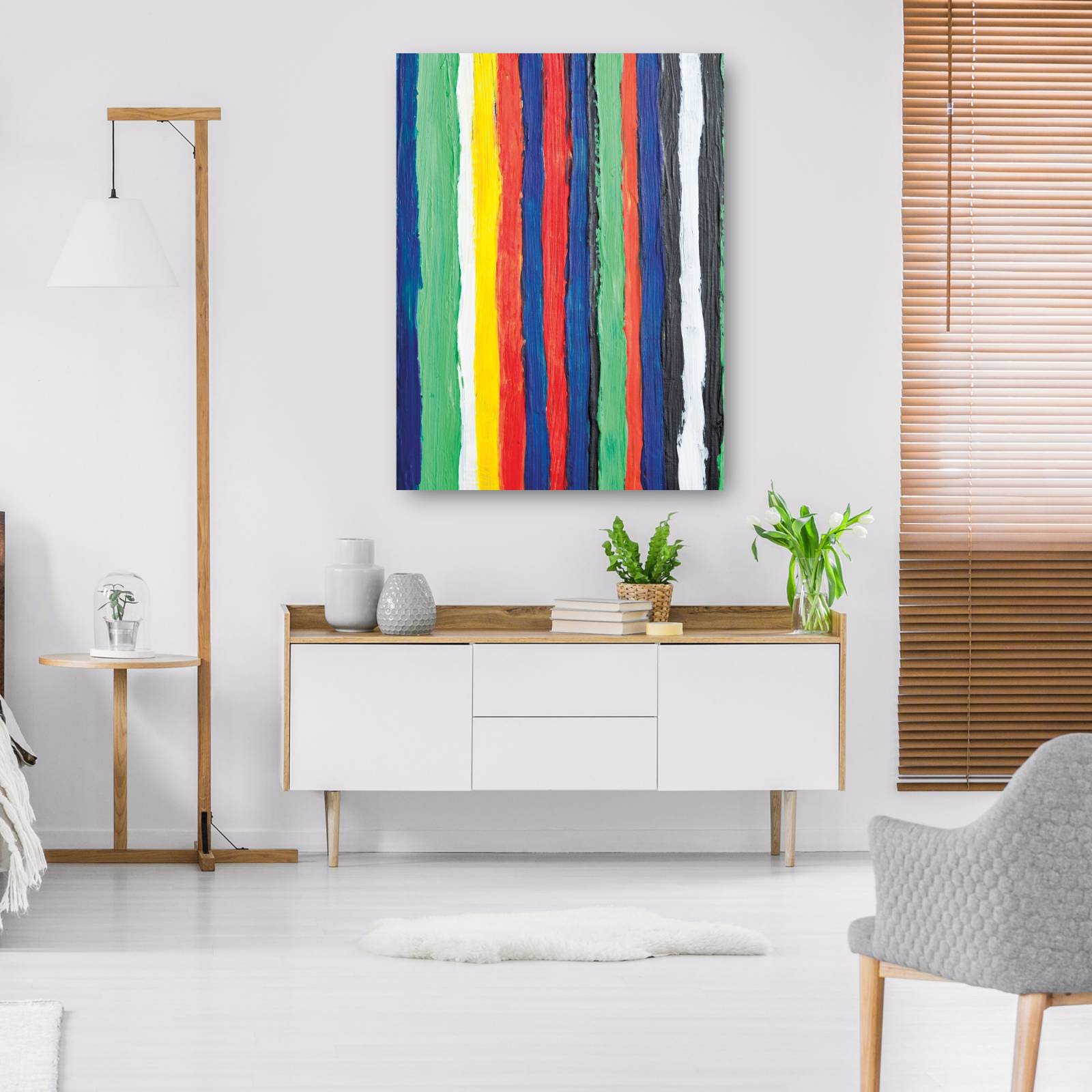 cuadro decorativo  Rayas Náuticas