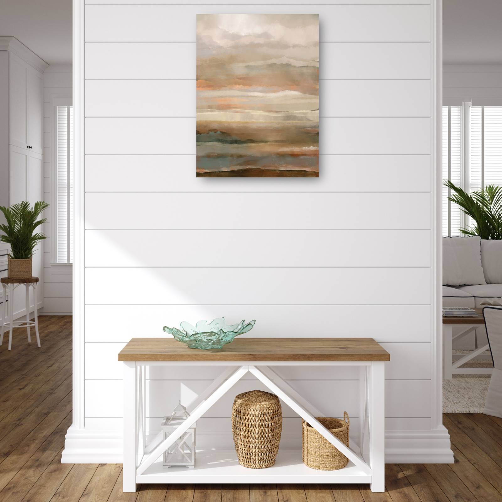 cuadro decorativo  Atardecer lavado II