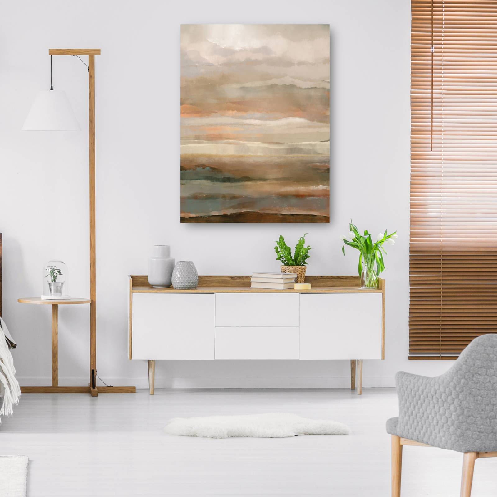 cuadro decorativo  Atardecer lavado II