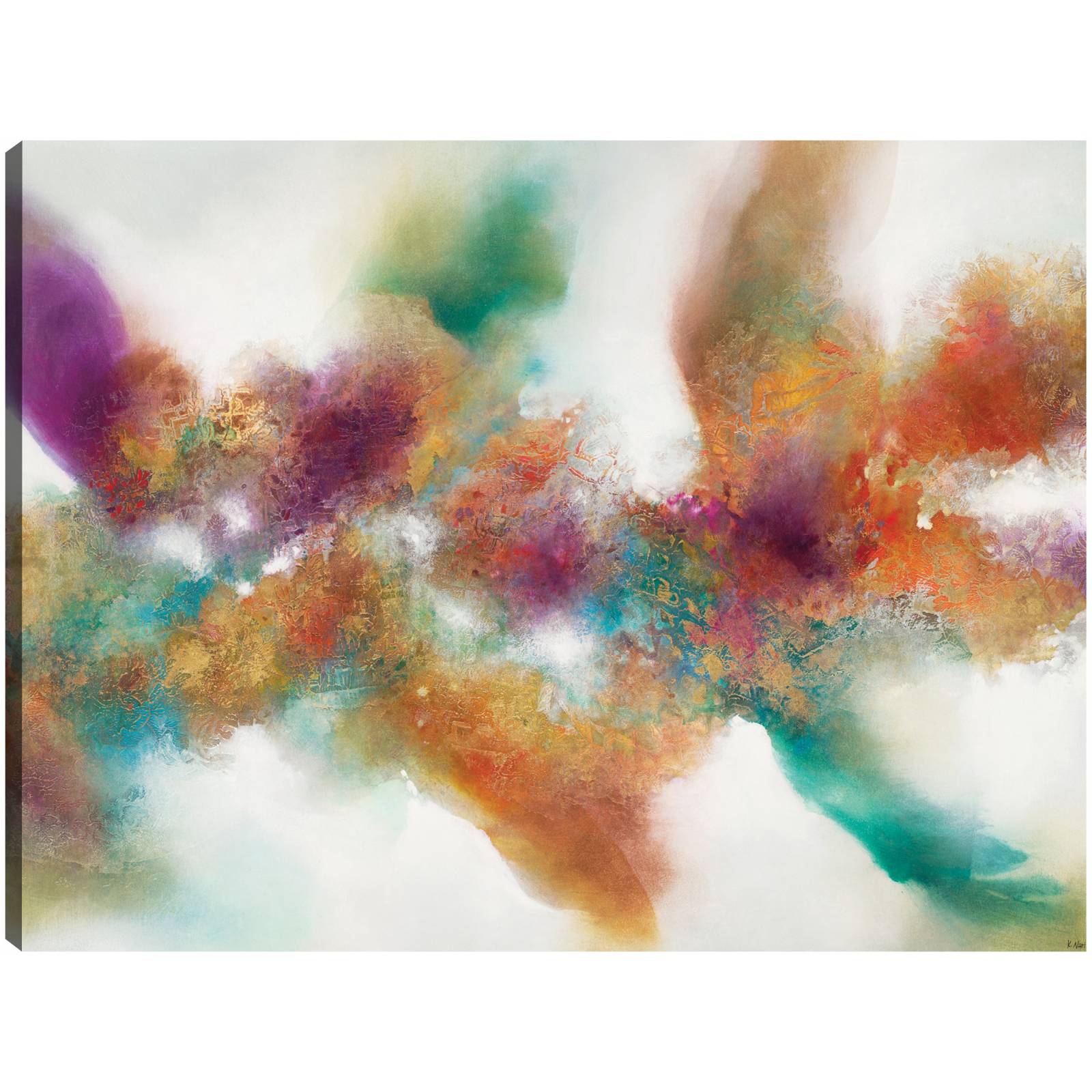 cuadro decorativo  Flores de ámbar