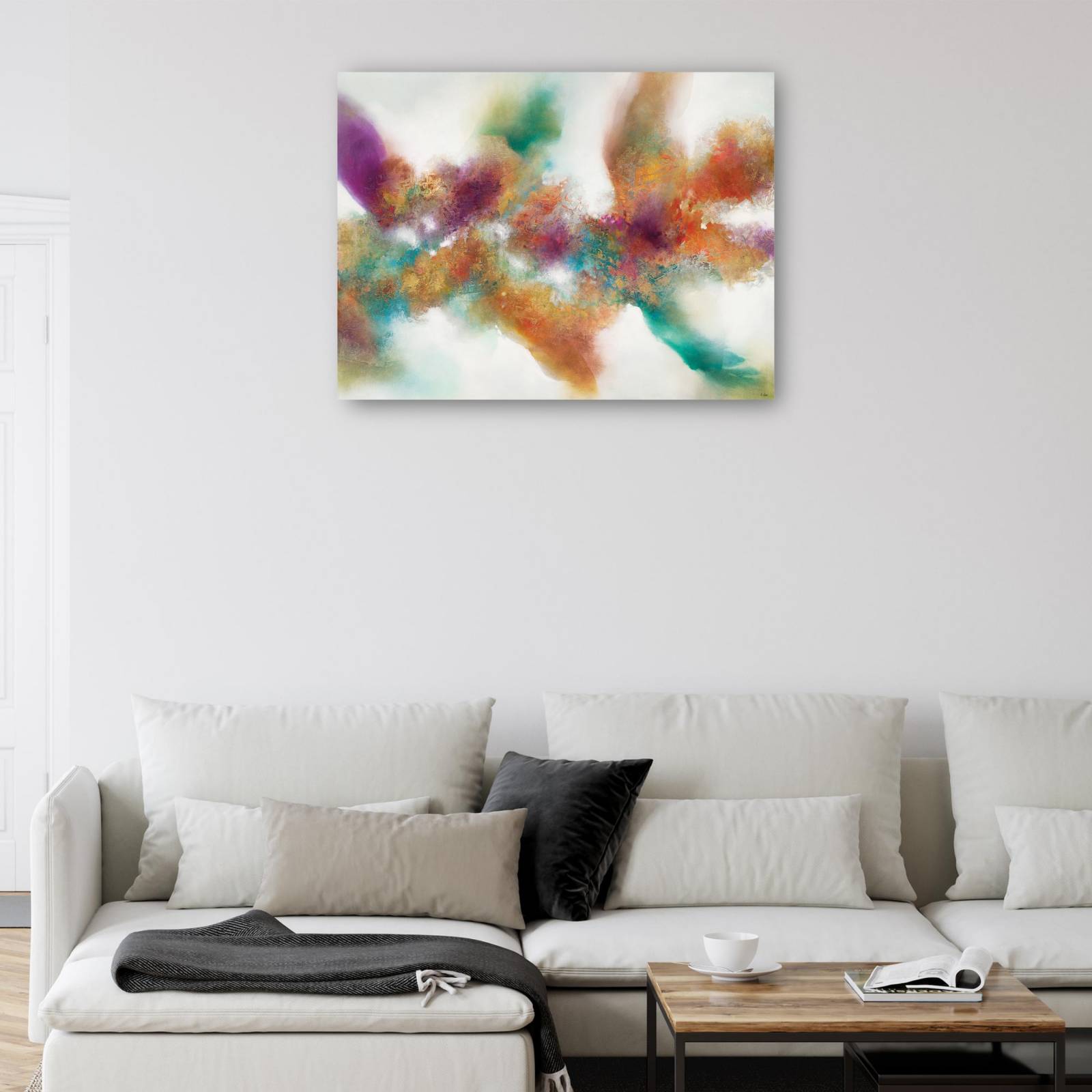 cuadro decorativo  Flores de ámbar