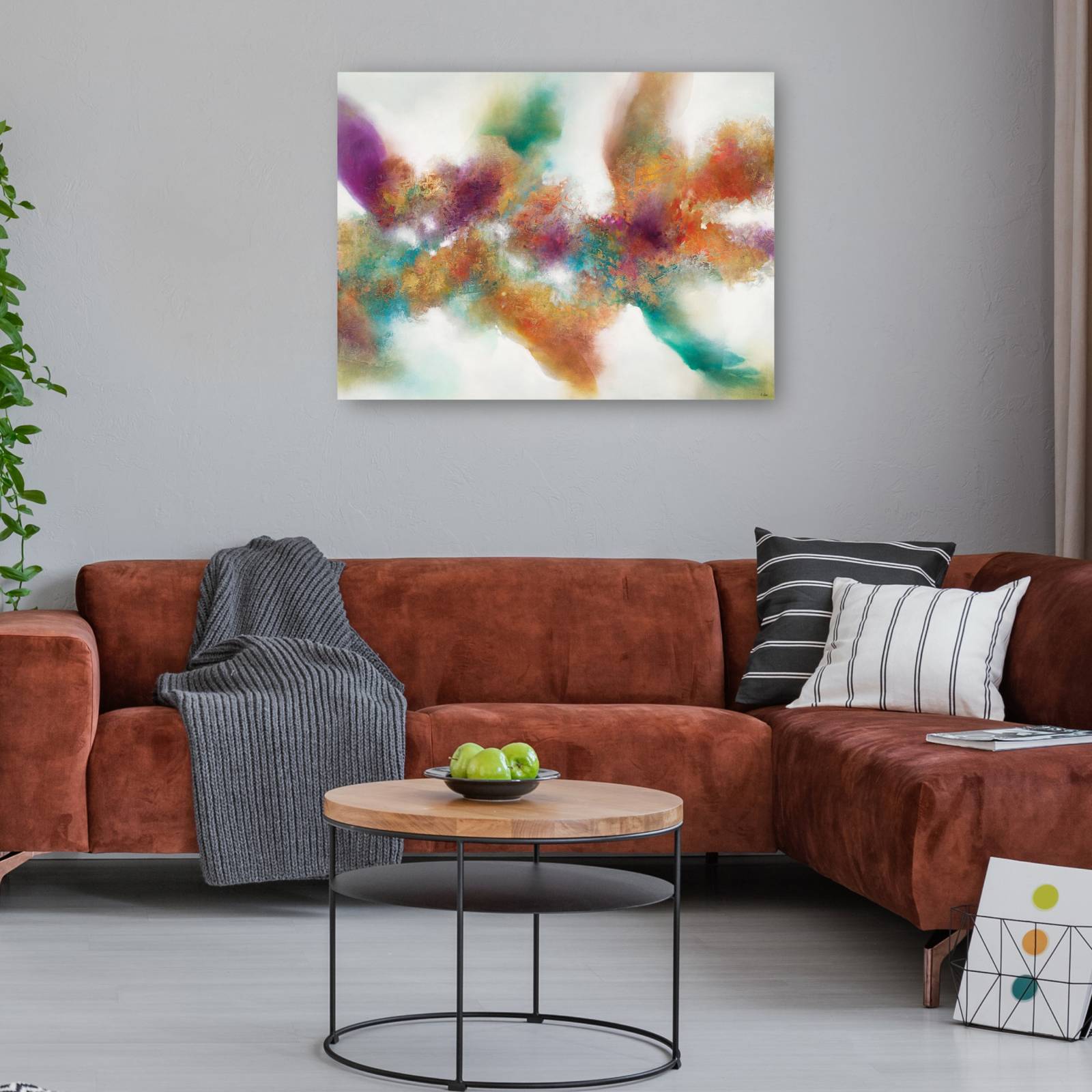 cuadro decorativo  Flores de ámbar