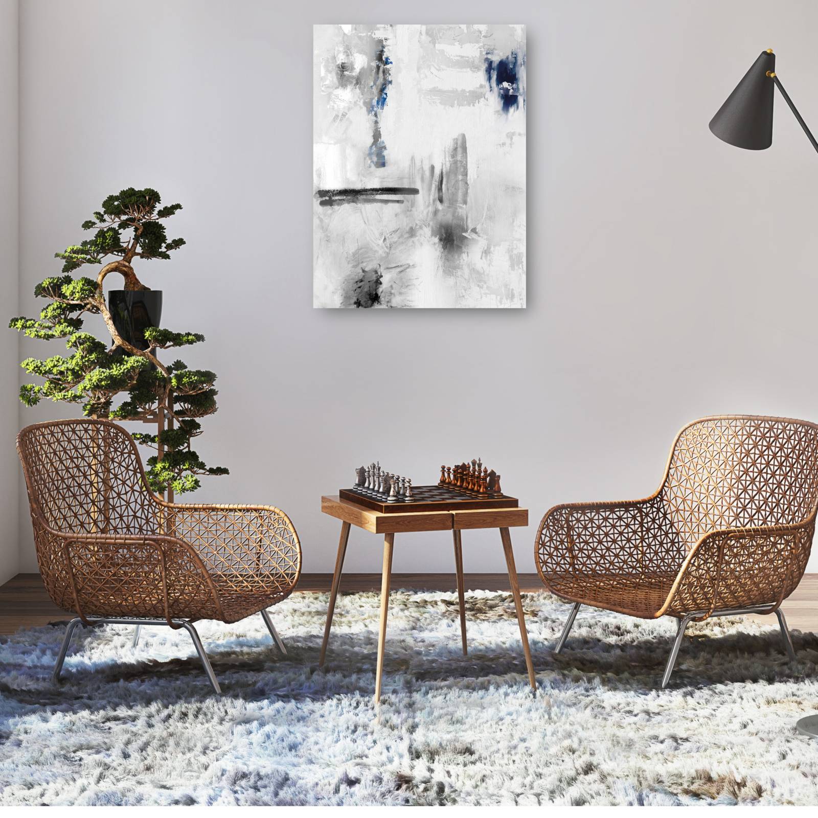 cuadro decorativo  Ritmo industrial