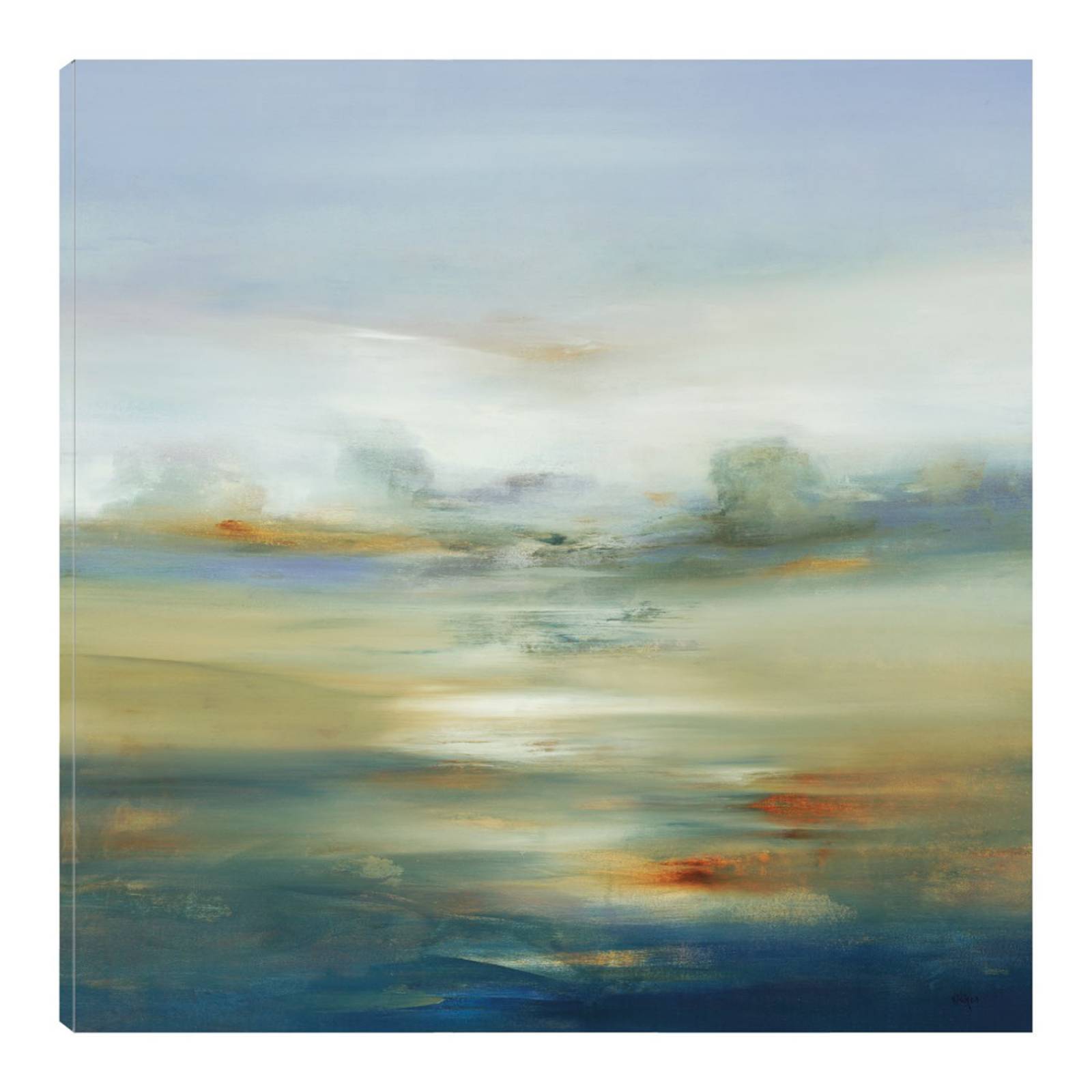 Cuadro Decorativo | Paisaje Sutil II | Lisa Ridgers | 56X56 Cm | Arte Costa | Impresión en Lienzo | Fine Art TJ