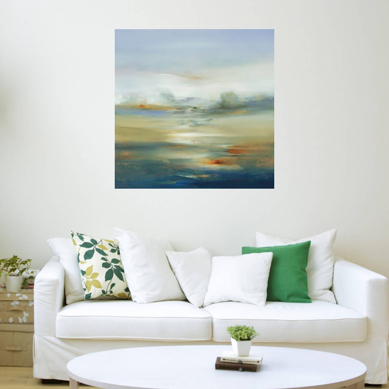 Cuadro Decorativo | Paisaje Sutil II | Lisa Ridgers | 56X56 Cm | Arte Costa | Impresión en Lienzo | Fine Art TJ