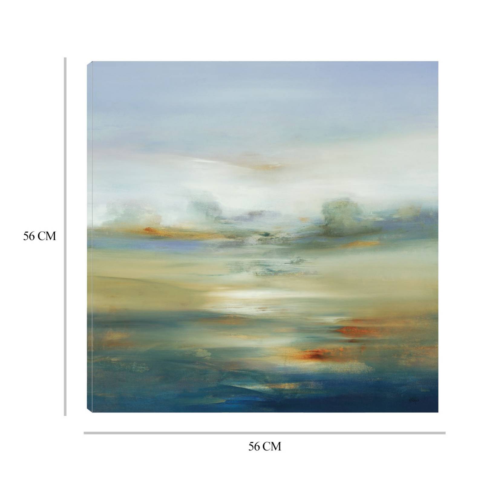 Cuadro Decorativo | Paisaje Sutil II | Lisa Ridgers | 56X56 Cm | Arte Costa | Impresión en Lienzo | Fine Art TJ
