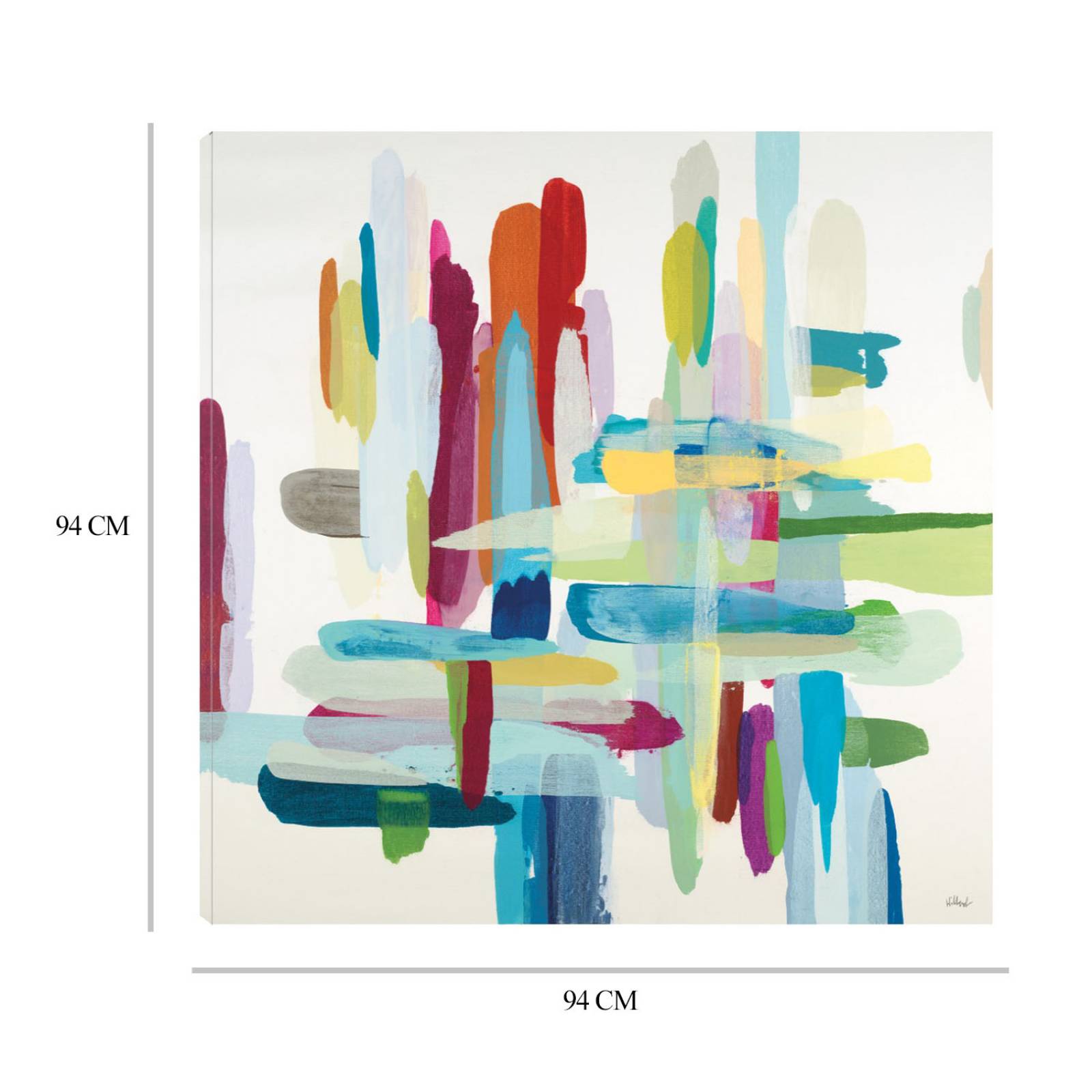 Cuadro Decorativo | Castillos en el aire | Randy Hibberd | 94X94 Cm | Arte Abstracto | Impresión en Lienzo | Fine Art TJ