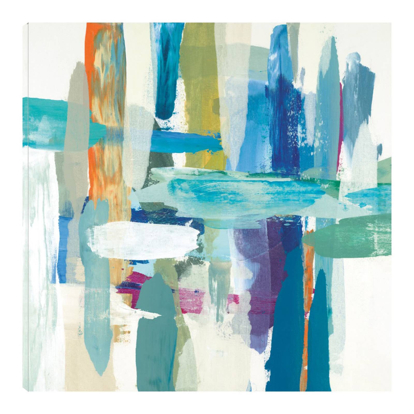 Cuadro Decorativo | Niveles de naturaleza | Randy Hibberd | 122X122 Cm | Arte Abstracto | Impresión en Lienzo | Fine Art TJ