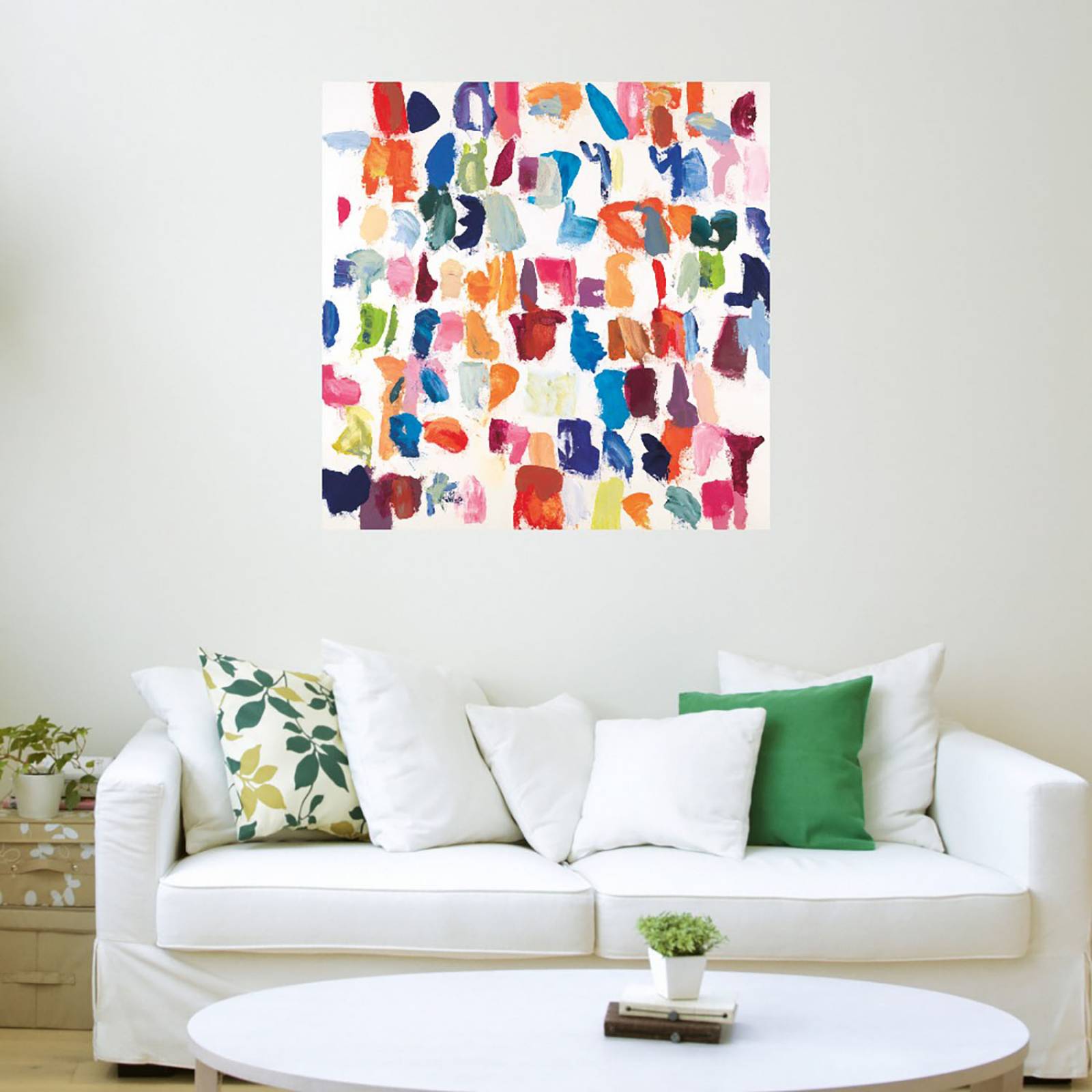Cuadro Decorativo | Habla sin decir nada | Randy Hibberd | 56X56 Cm | Arte Abstracto | Impresión en Lienzo | Fine Art TJ