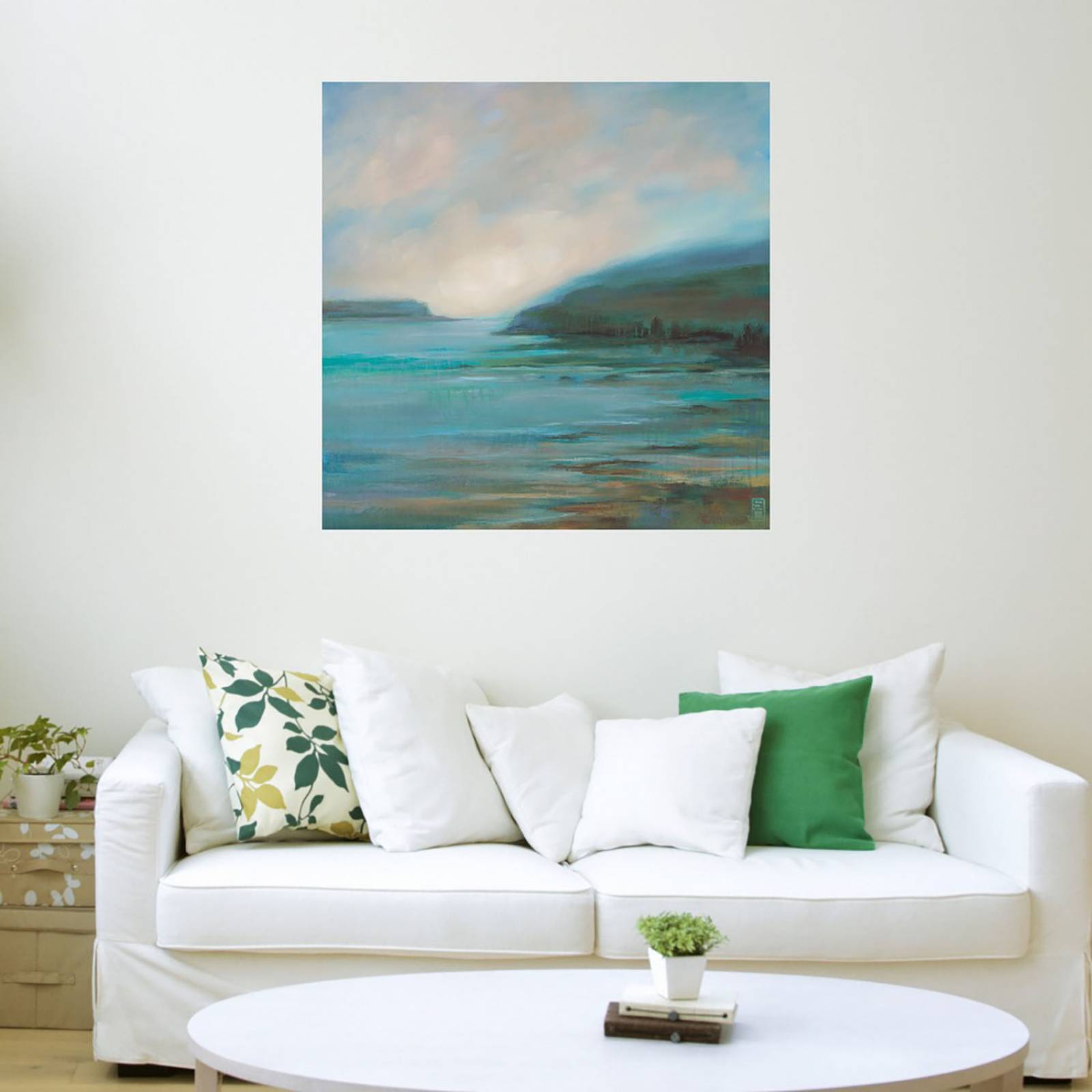 Cuadro Decorativo | El viaje | Stacy Daguiar | 56X56 Cm | Arte Paisaje | Impresión en Lienzo | Fine Art TJ