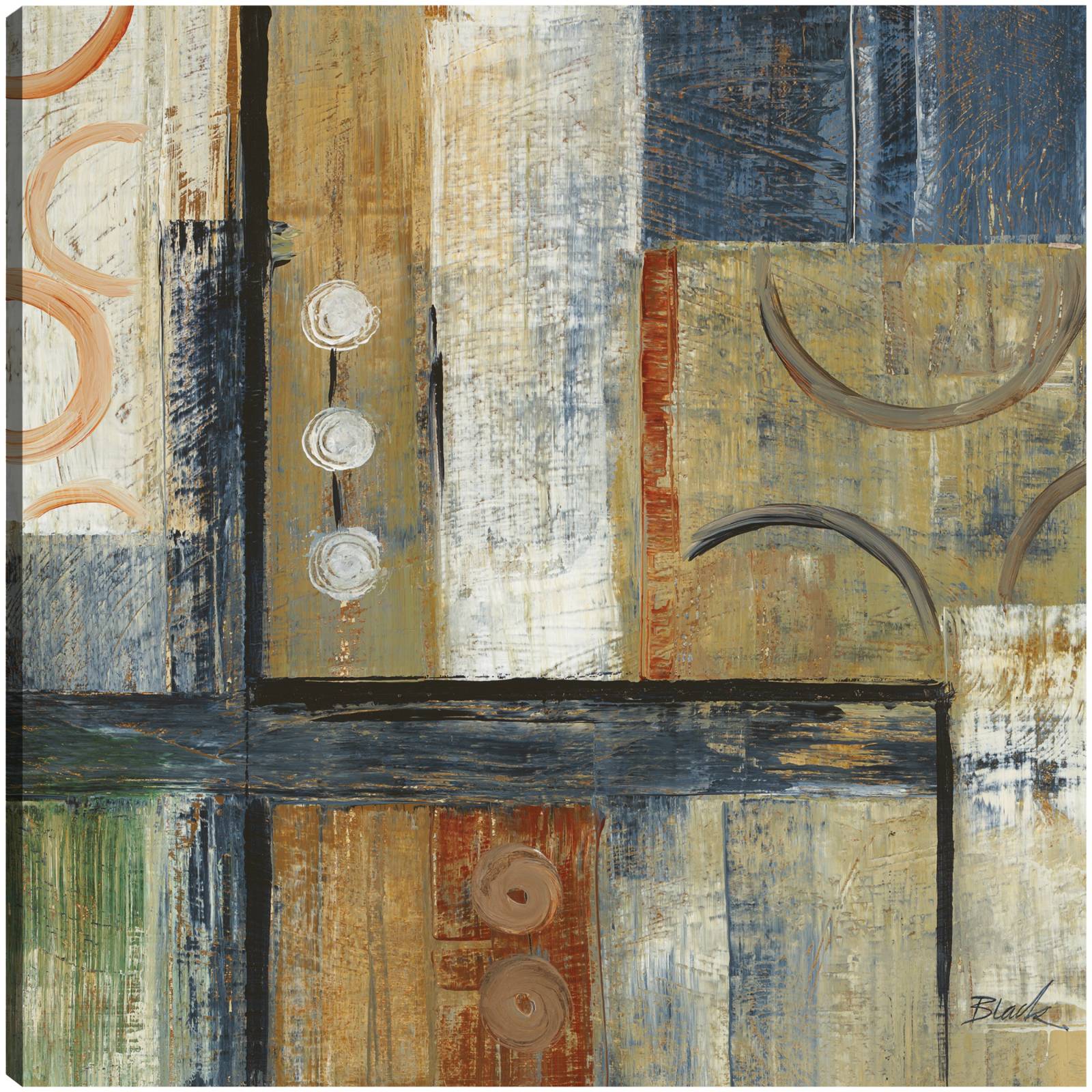 cuadro decorativo  Líneas coincidentes I