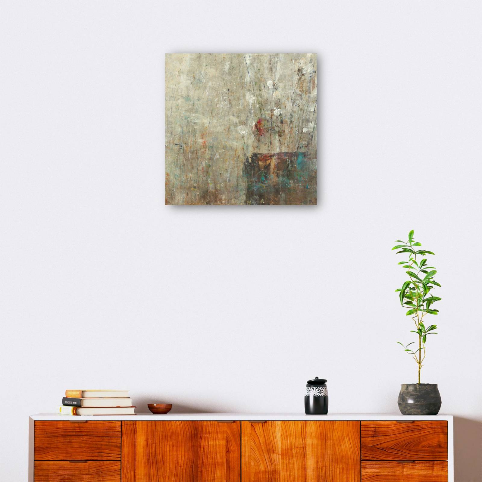 cuadro decorativo  Olla astillada I