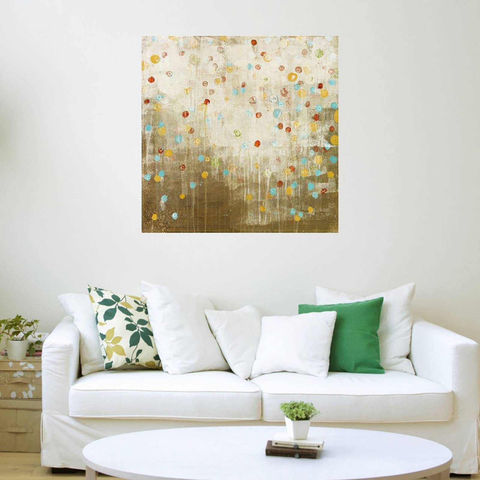 Cuadro Decorativo | Efervescencia 1 | Maeve Harris | 122X122 Cm | Arte Abstracto | Impresión en Lienzo | Fine Art TJ