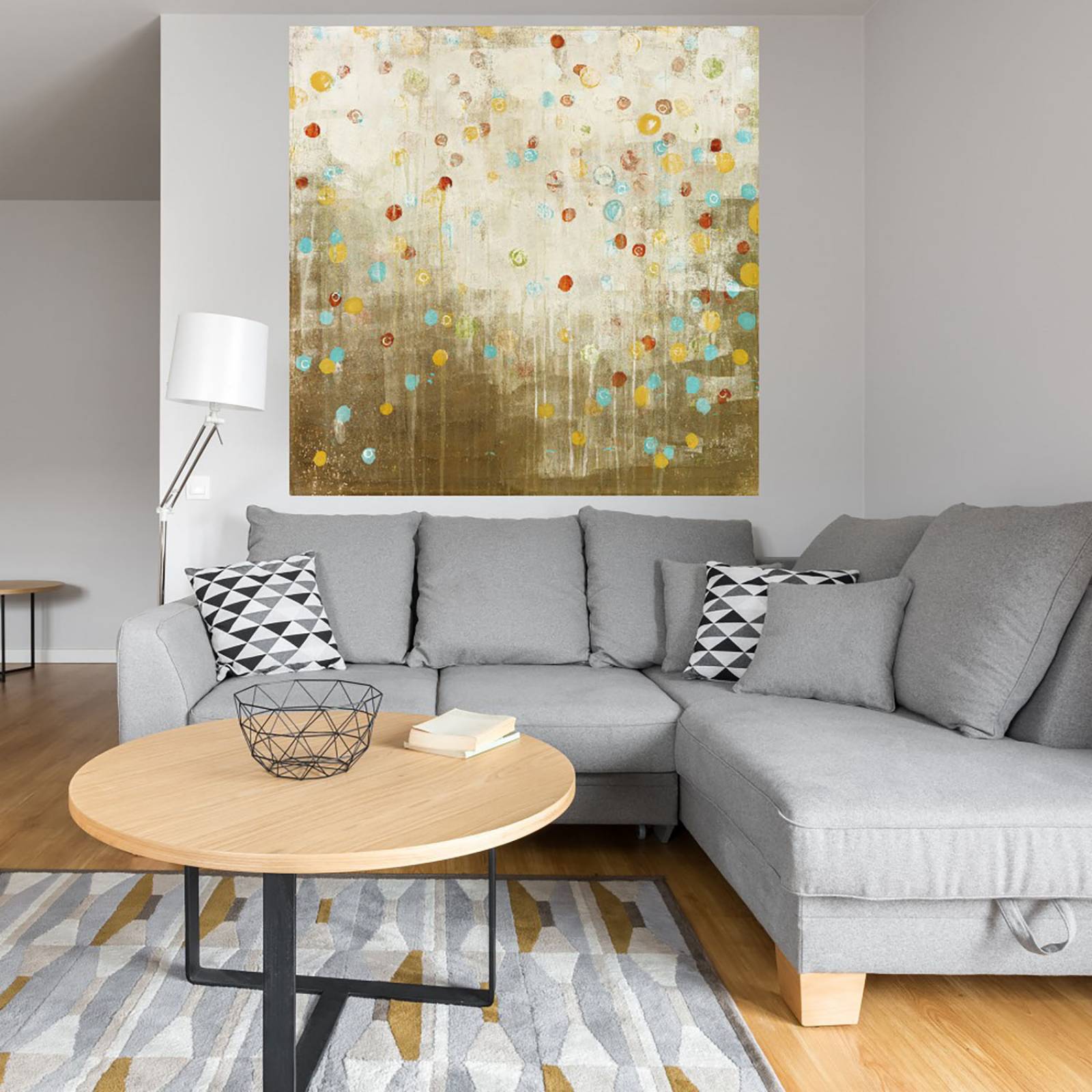 Cuadro Decorativo | Efervescencia 1 | Maeve Harris | 122X122 Cm | Arte Abstracto | Impresión en Lienzo | Fine Art TJ