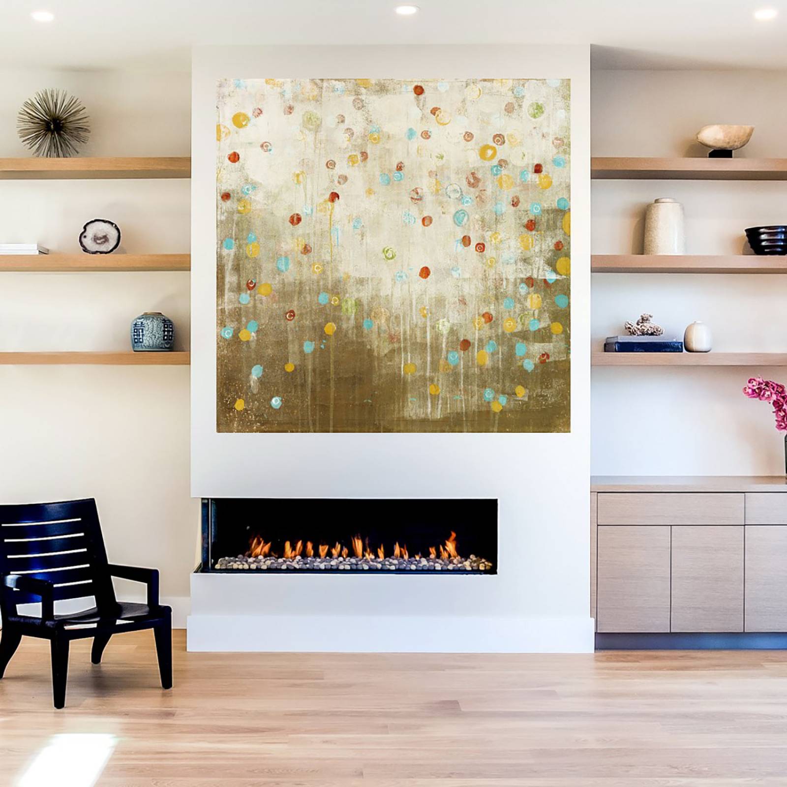 Cuadro Decorativo | Efervescencia 1 | Maeve Harris | 122X122 Cm | Arte Abstracto | Impresión en Lienzo | Fine Art TJ