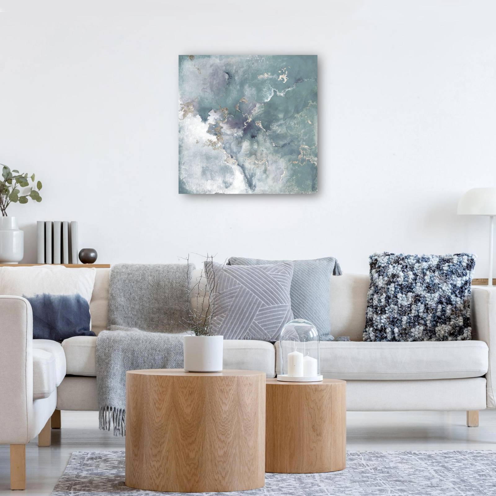 cuadro decorativo  Borde Dorado II Suave