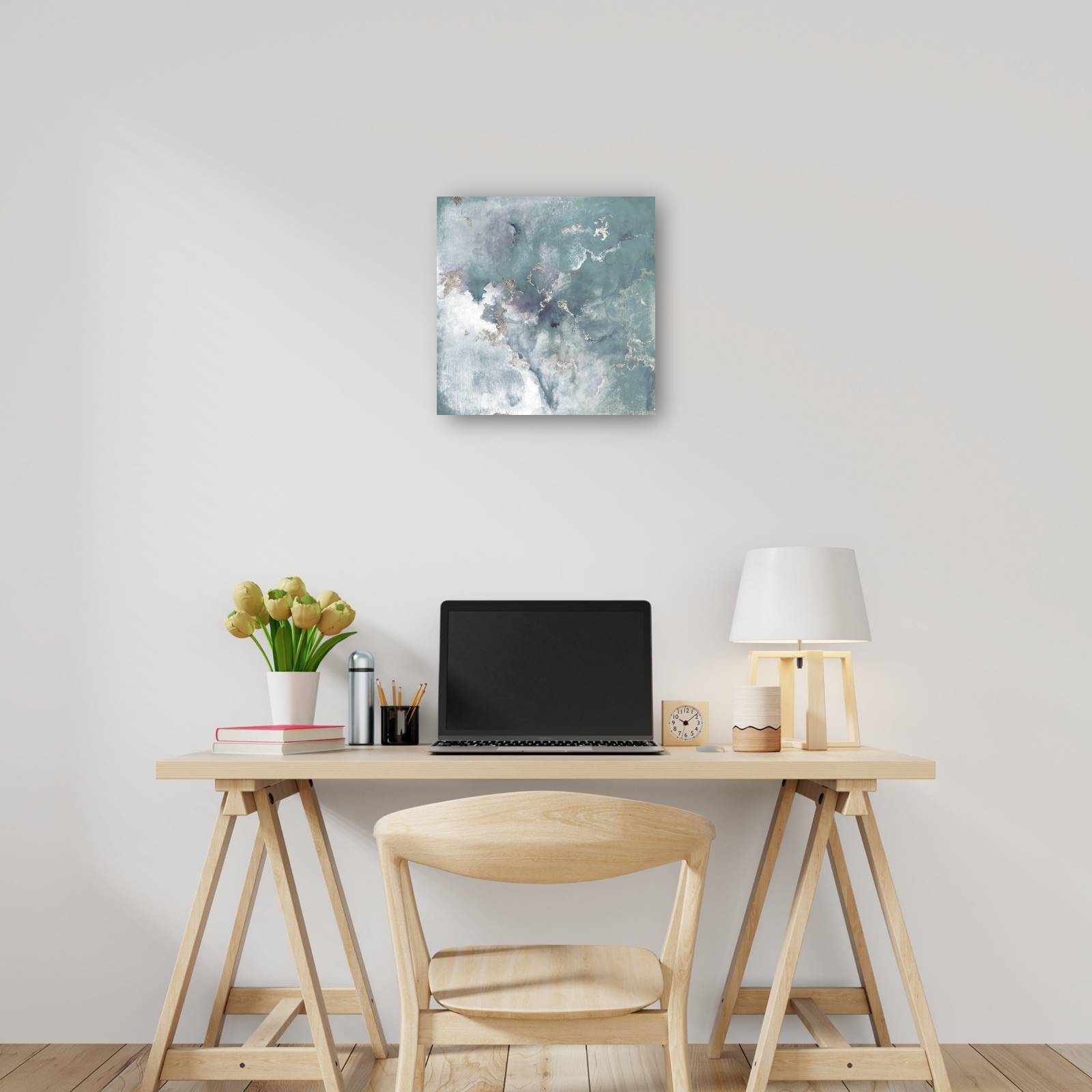 cuadro decorativo  Borde Dorado II Suave