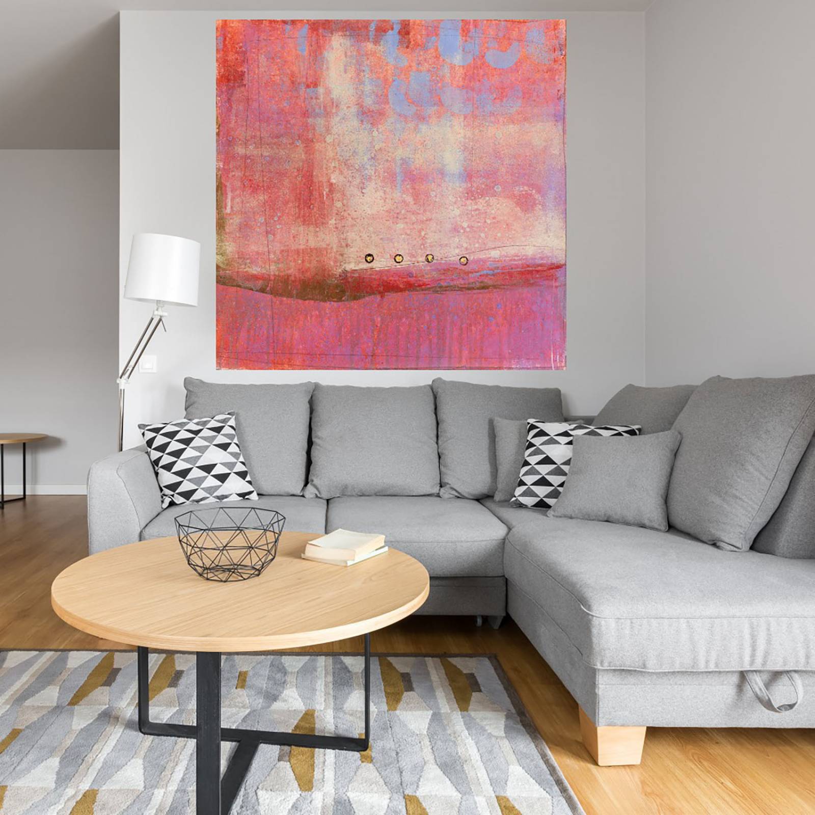 Cuadro Decorativo | Caleidoscopio 2 | Maeve Harris | 82X82 Cm | Arte Abstracto | Impresión en Lienzo | Fine Art TJ