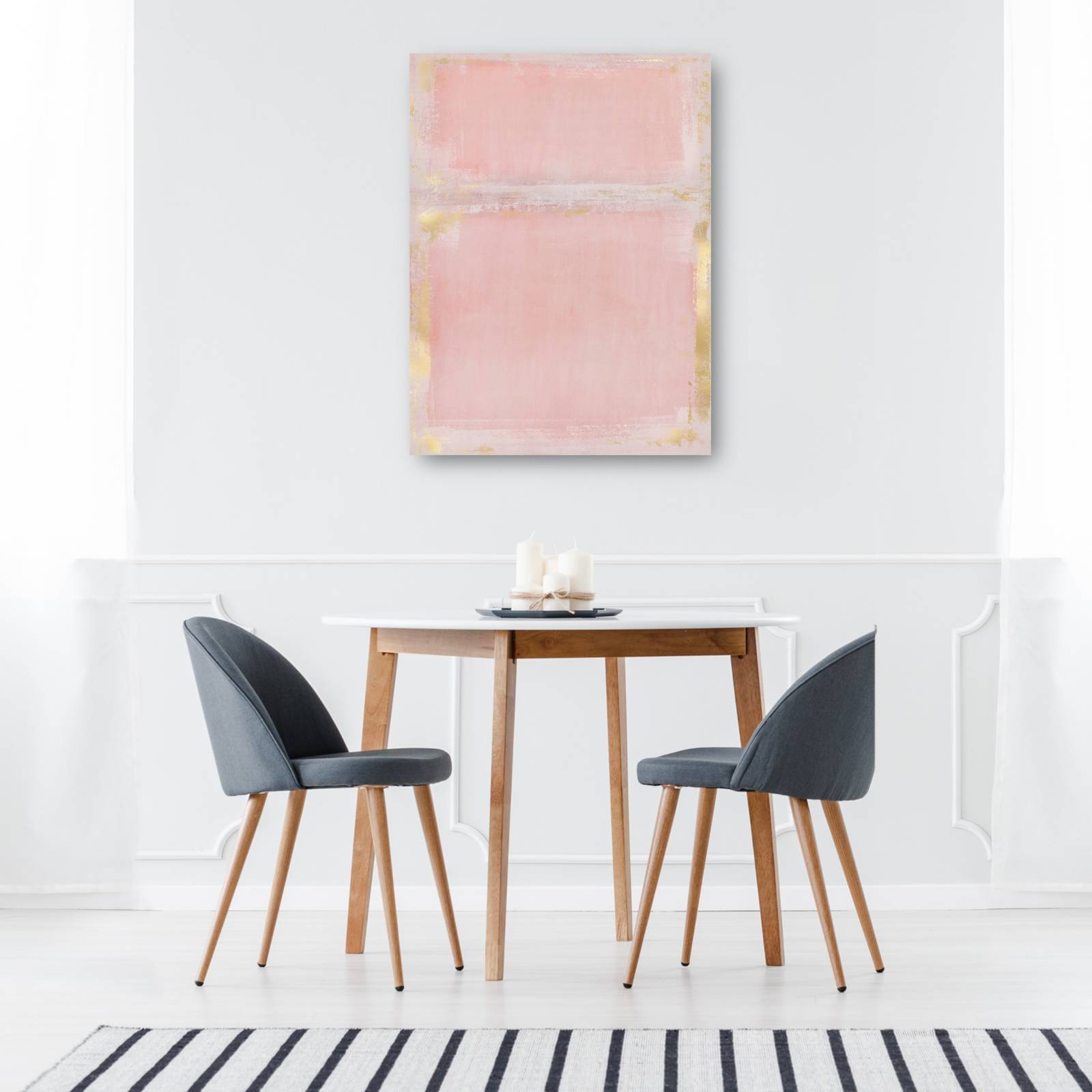 cuadro decorativo  Rubor dorado